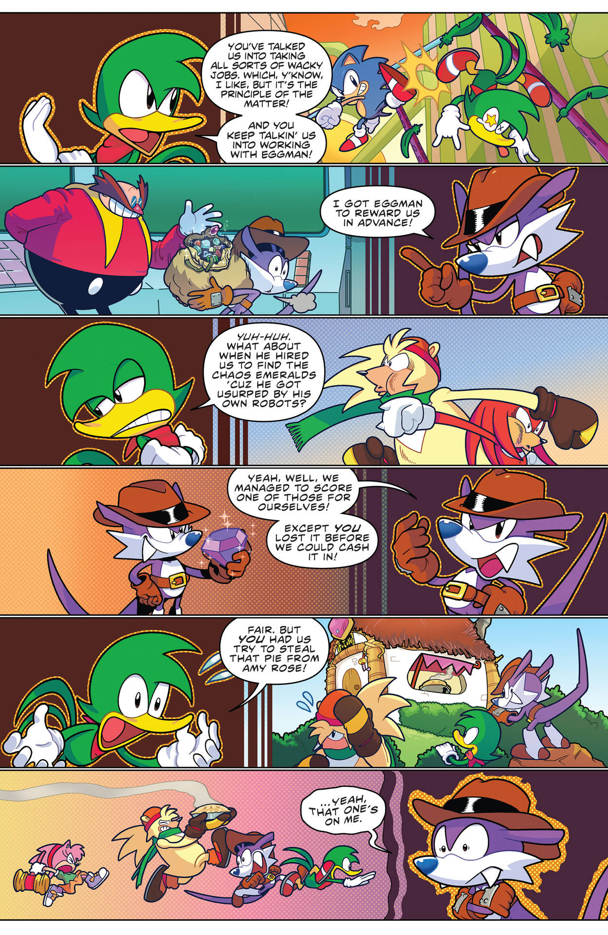 Read online Sonic the Hedgehog: Fang the Hunter comic -  Issue #1 - 16