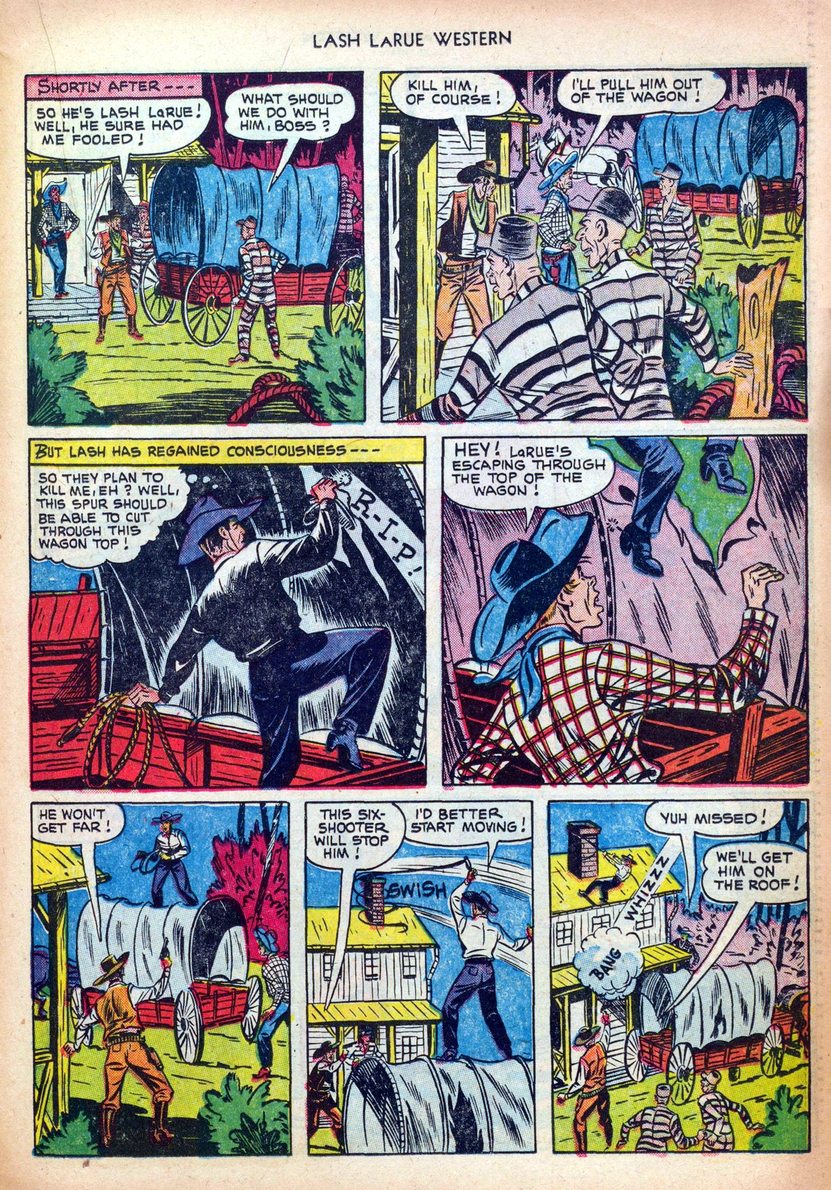 Read online Lash Larue Western (1949) comic -  Issue #25 - 23