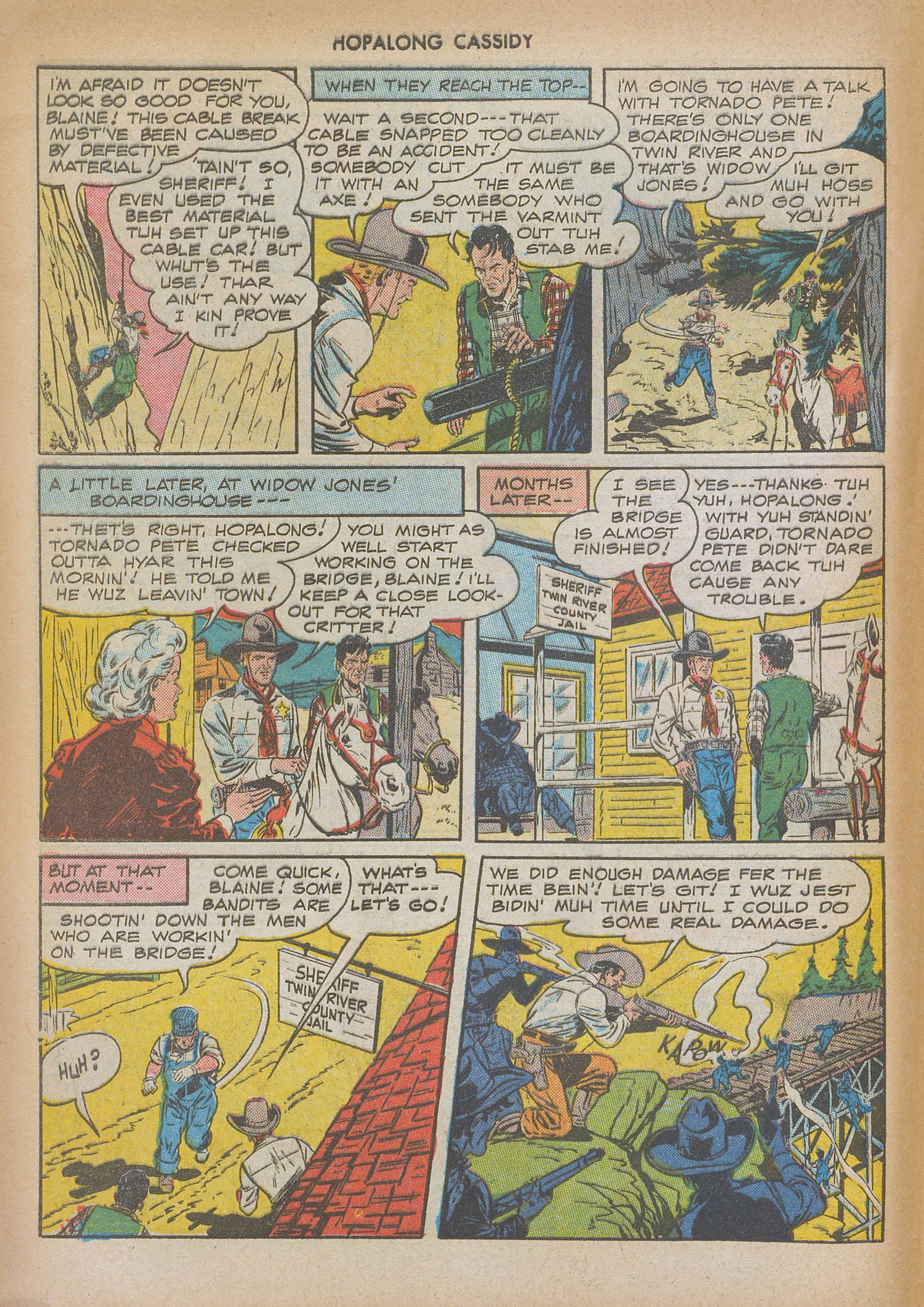 Read online Hopalong Cassidy comic -  Issue #22 - 8
