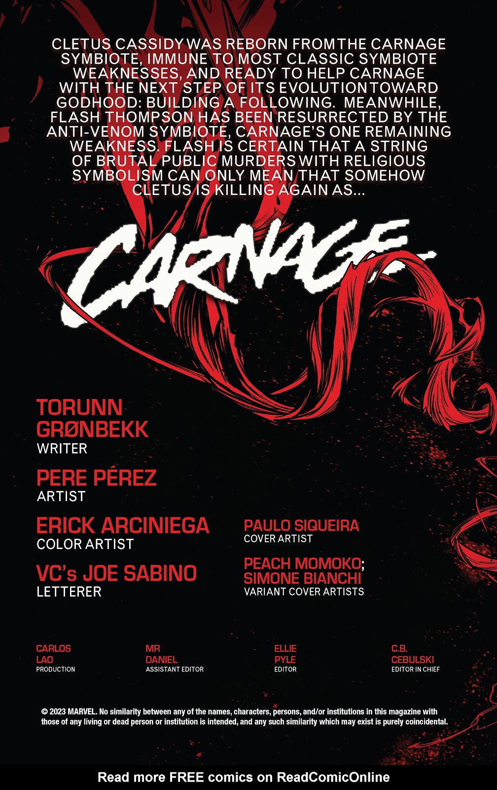 Carnage (2023) issue 2 - Page 3