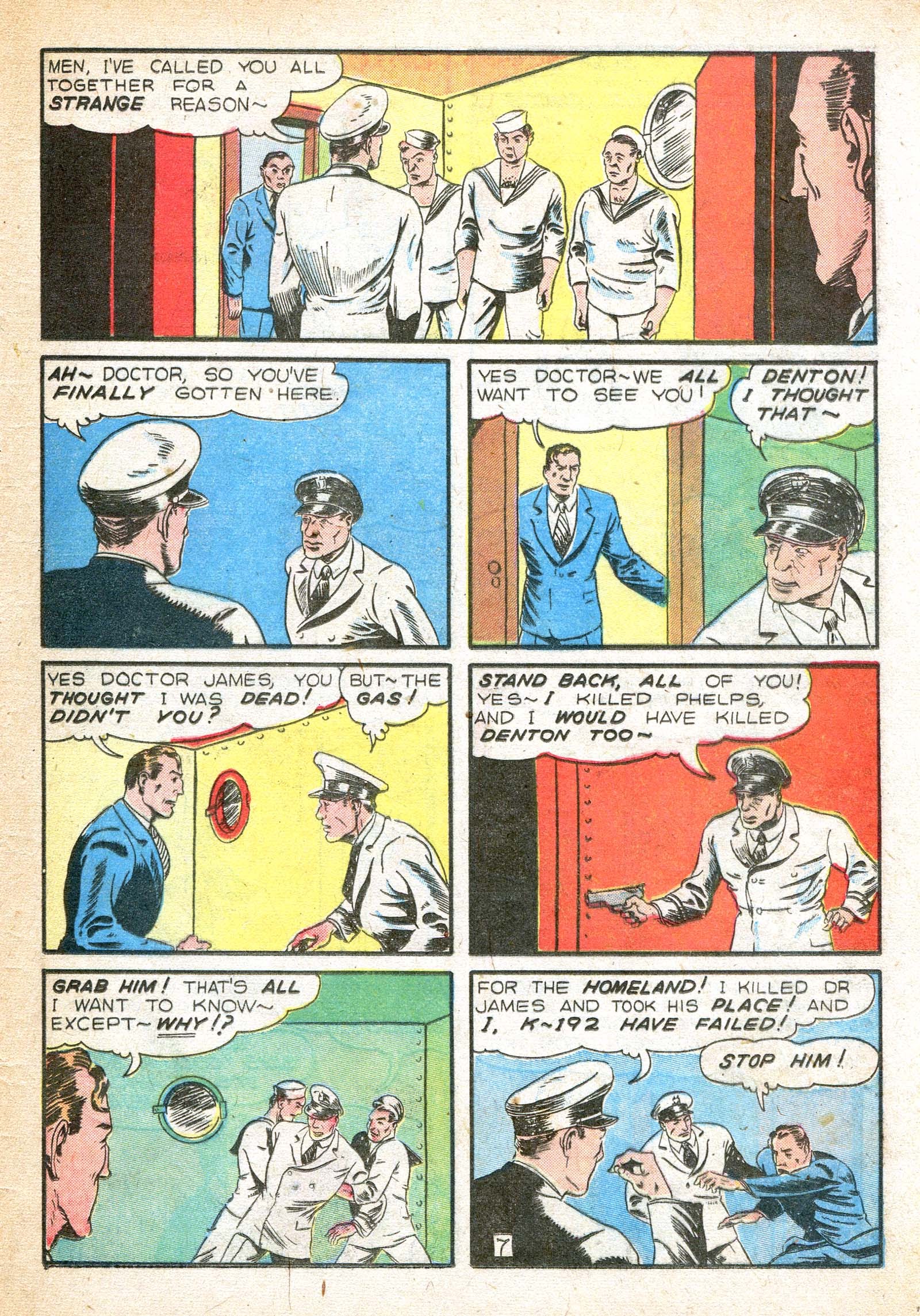 Read online Masked Marvel comic -  Issue #3 - 57