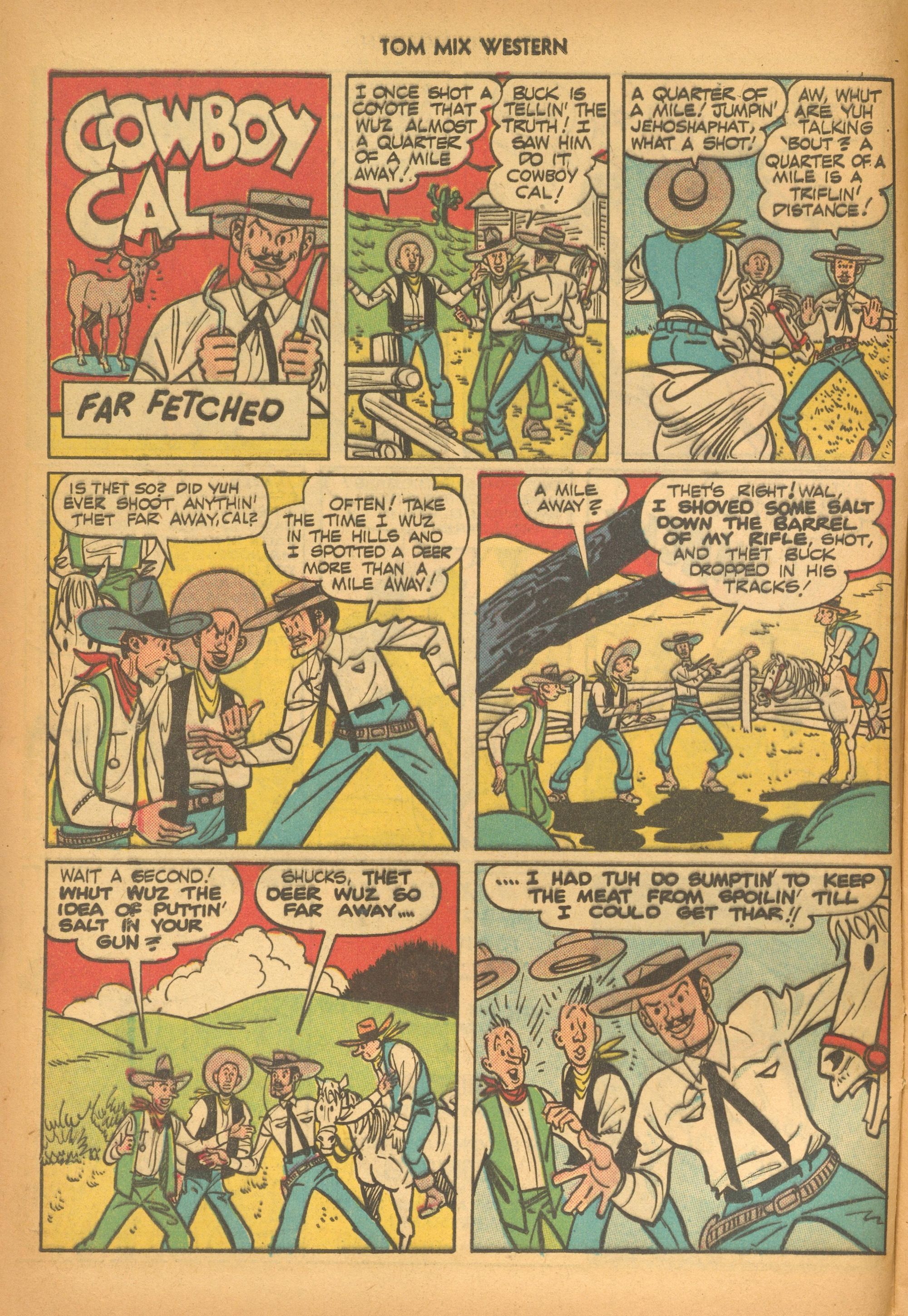 Read online Tom Mix Western (1948) comic -  Issue #16 - 12