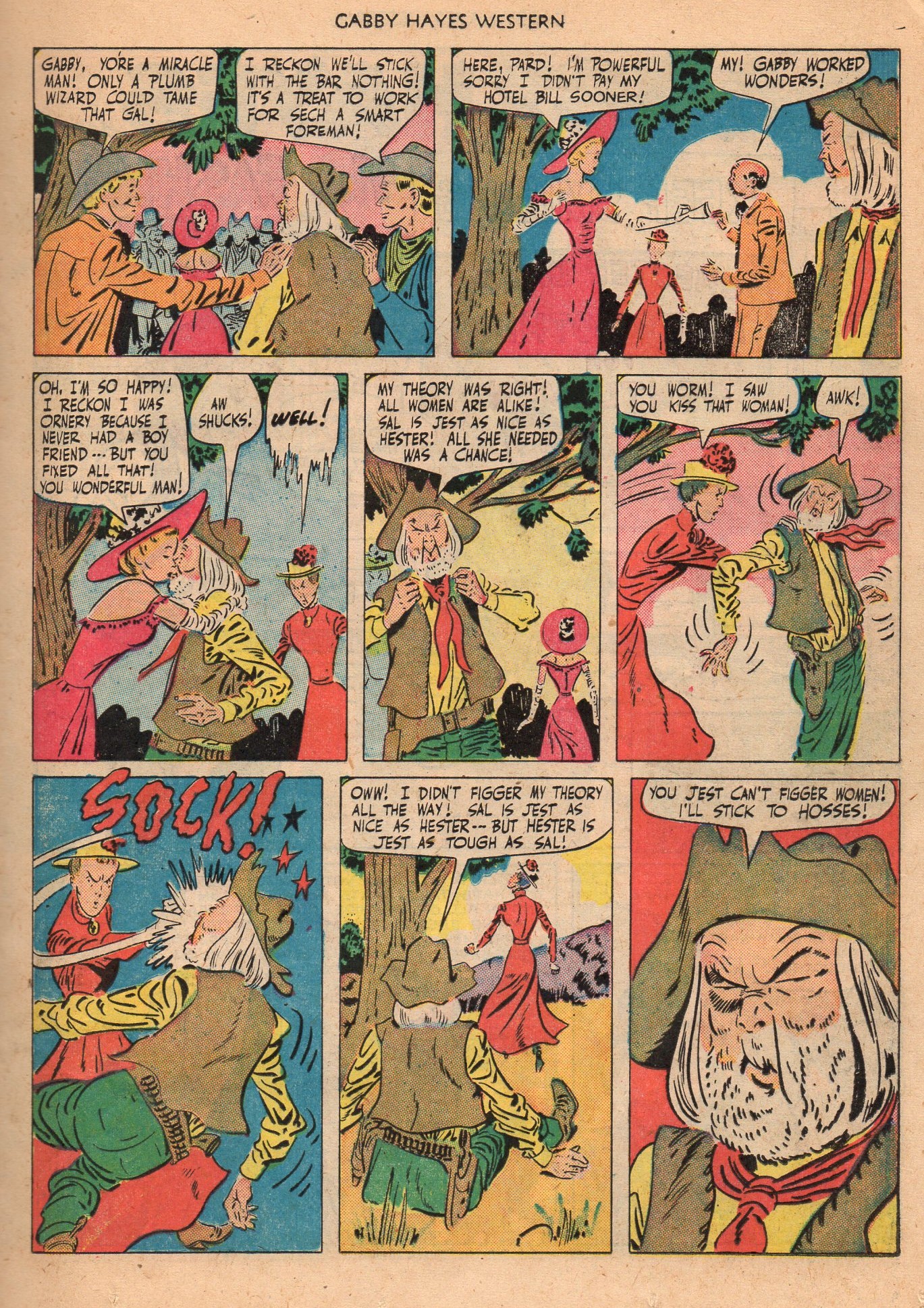 Read online Gabby Hayes Western comic -  Issue #21 - 25