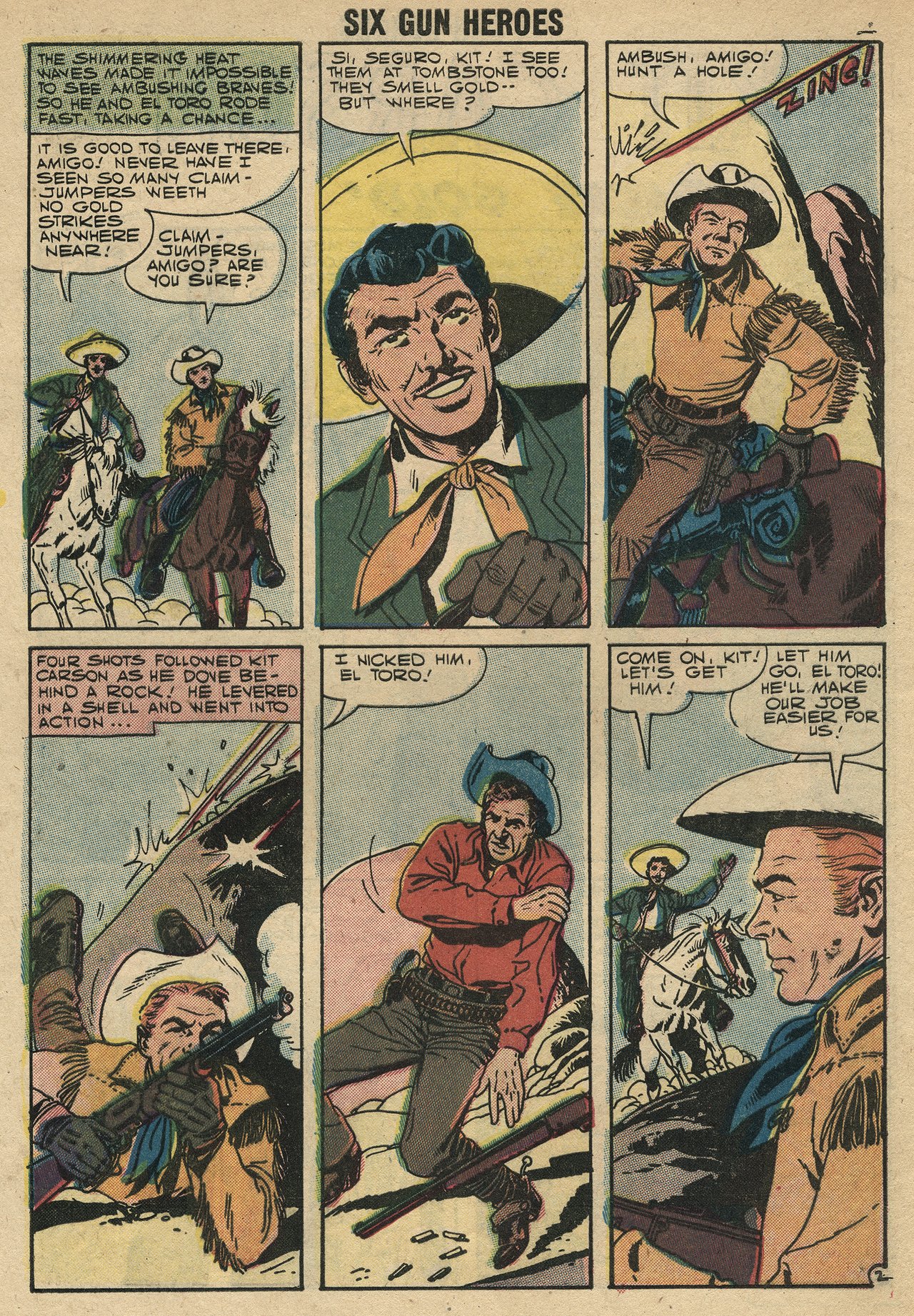 Read online Six-Gun Heroes comic -  Issue #44 - 4
