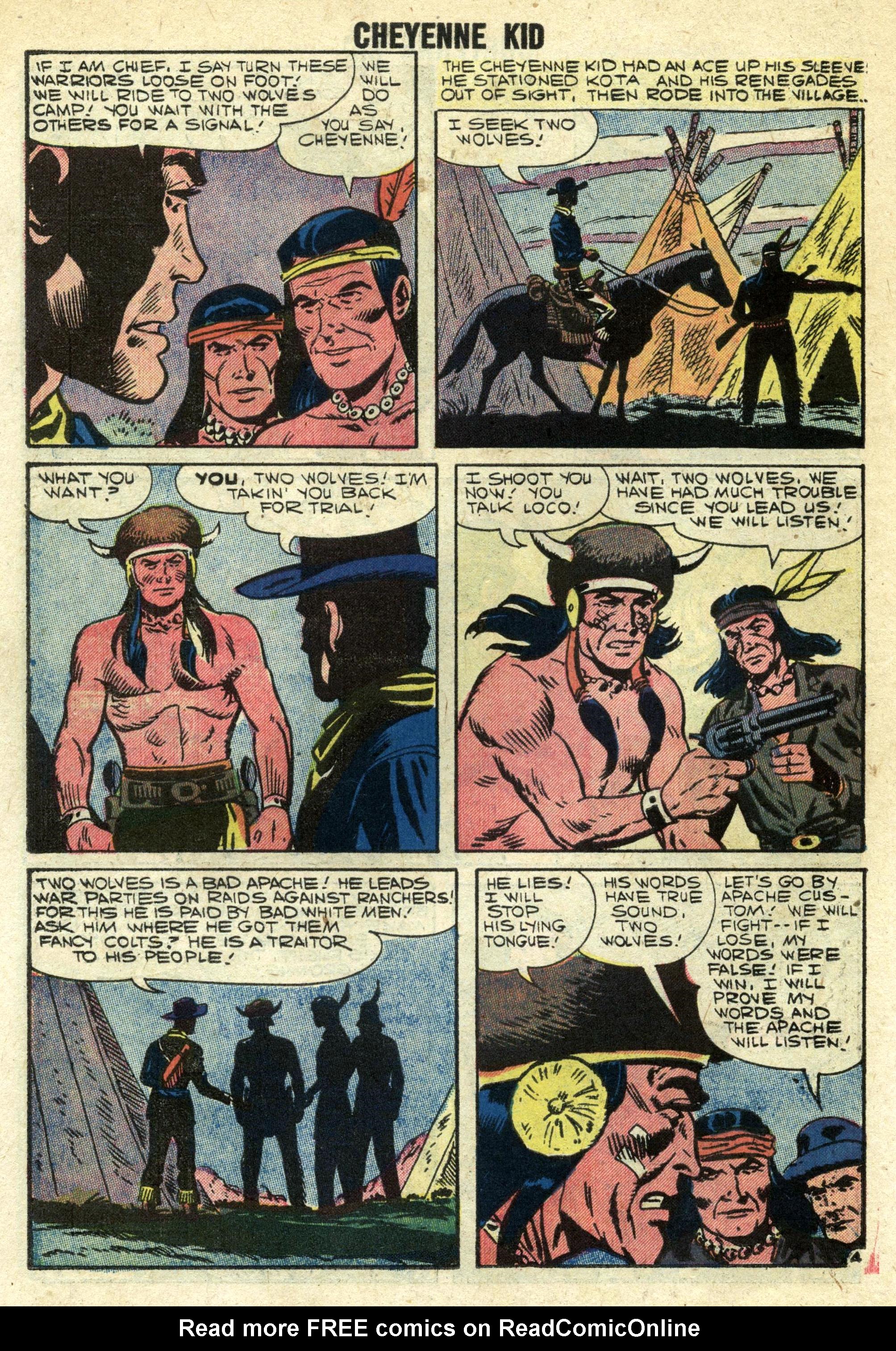 Read online Cheyenne Kid comic -  Issue #14 - 22