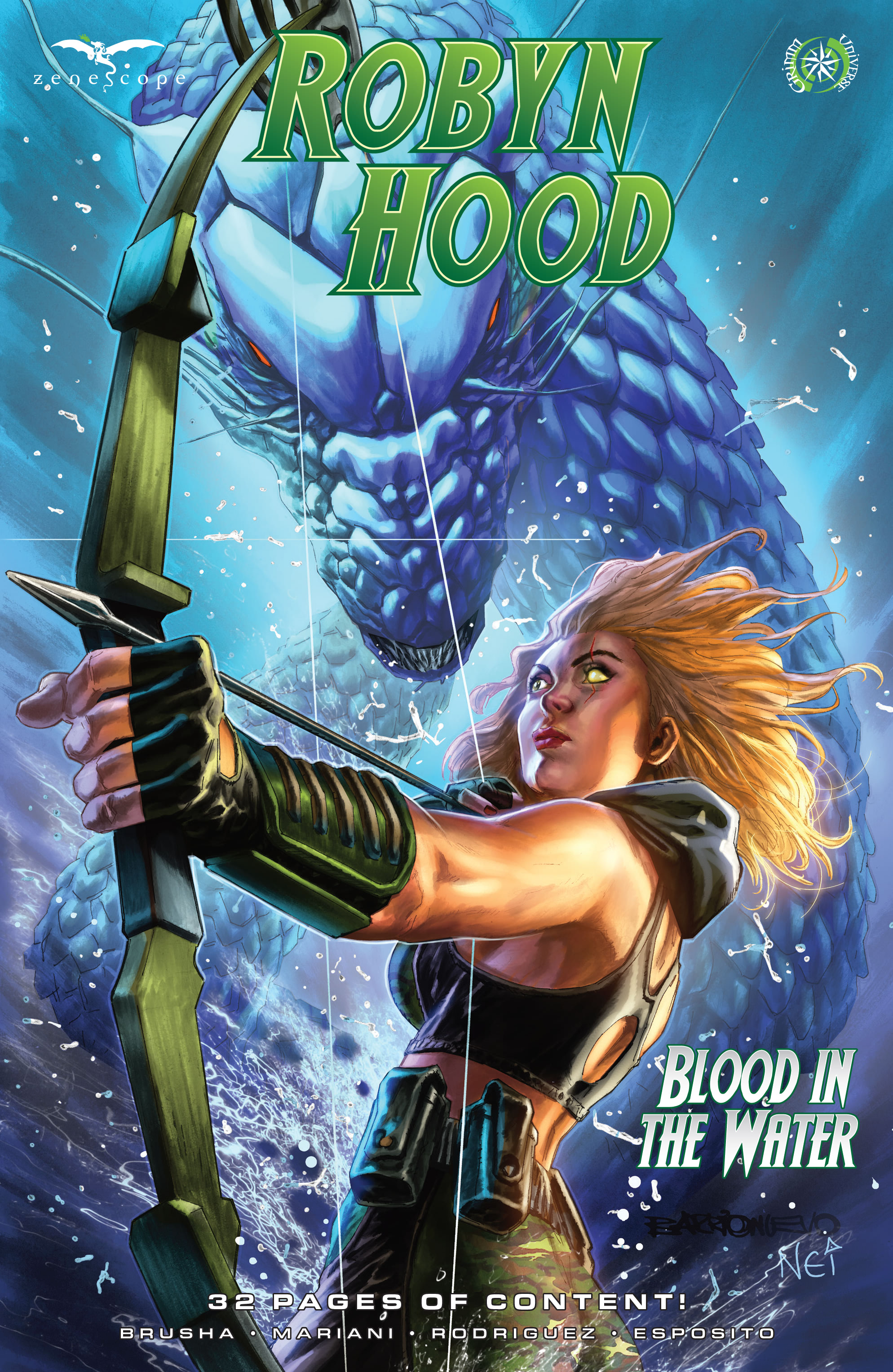 Read online Robyn Hood: Blood in Water comic -  Issue # Full - 1