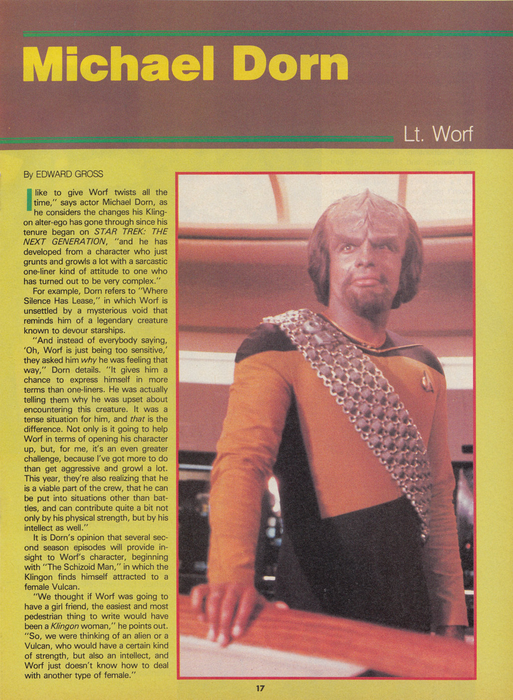 Read online Star Trek The Next Generation (1990) comic -  Issue #11 - 17