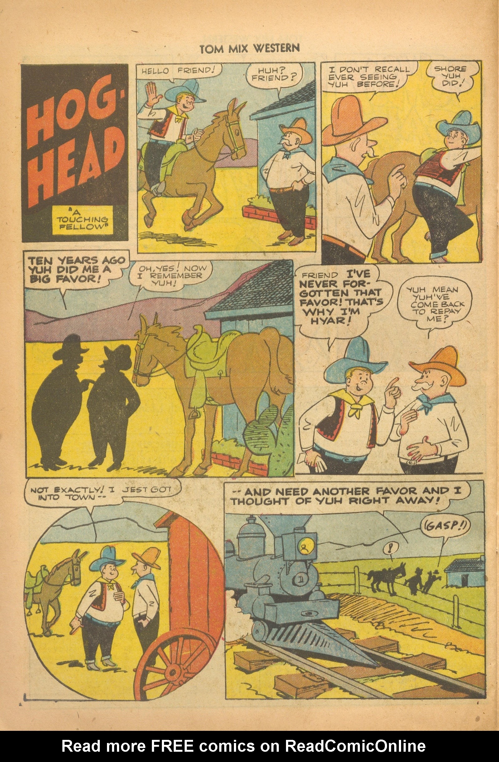 Read online Tom Mix Western (1948) comic -  Issue #56 - 28