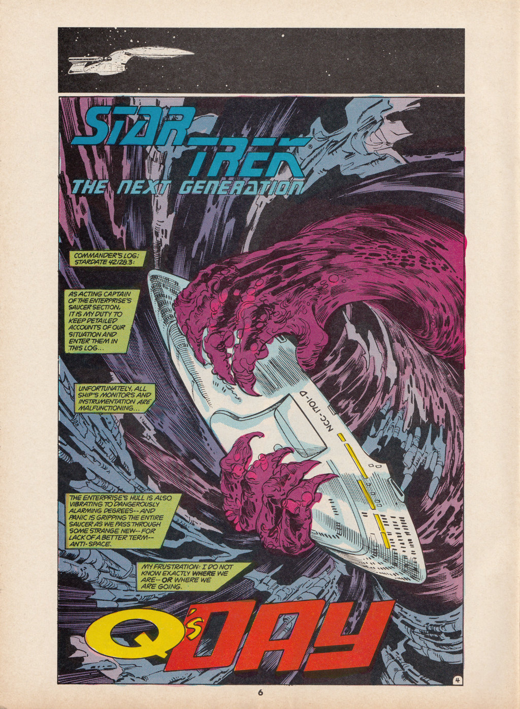 Read online Star Trek The Next Generation (1990) comic -  Issue #5 - 6