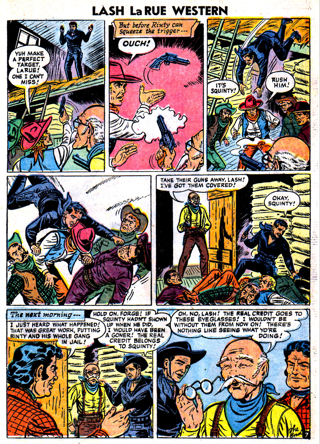 Read online Lash Larue Western (1949) comic -  Issue #59 - 33