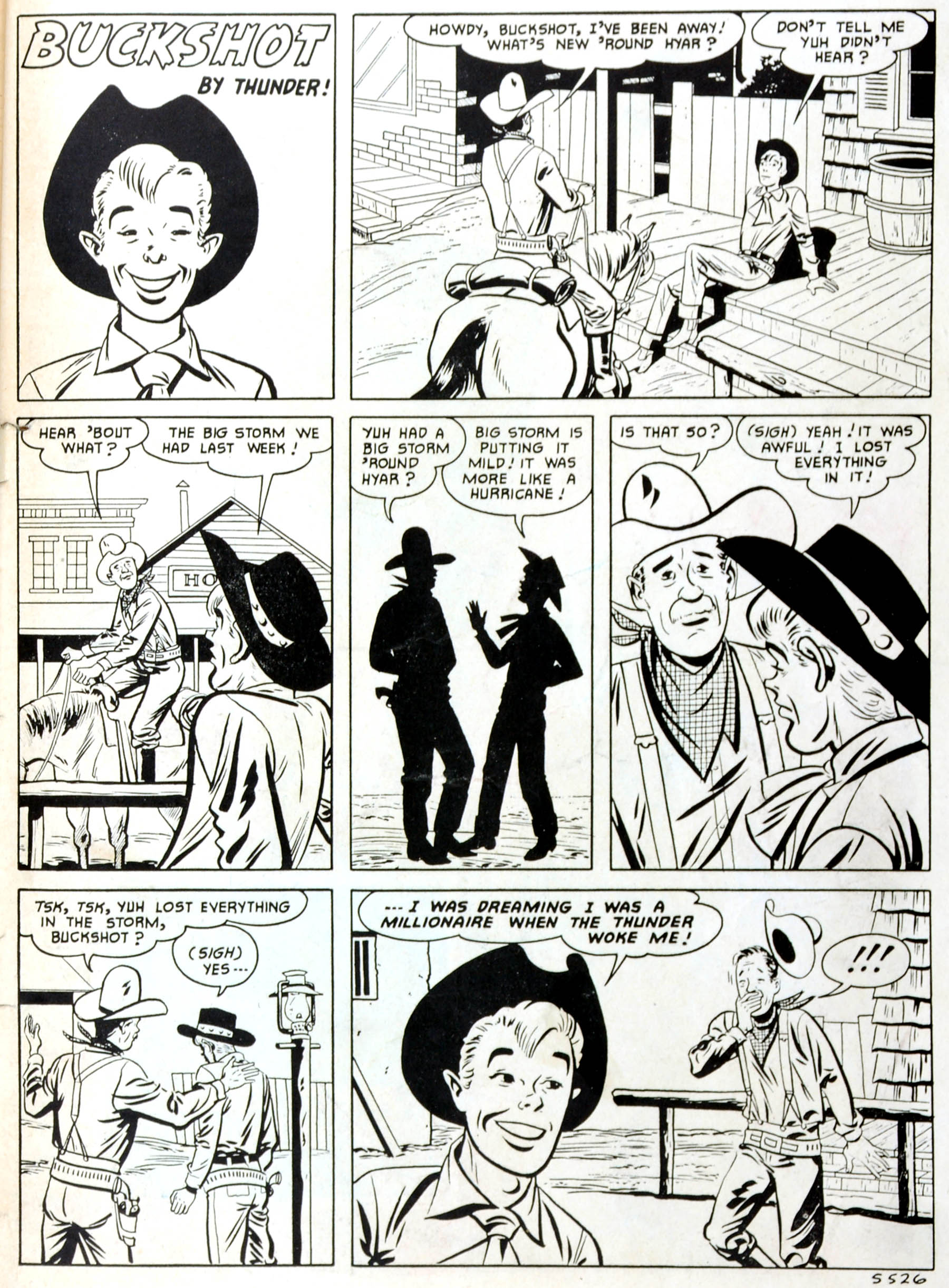 Read online Young Eagle comic -  Issue #4 - 35