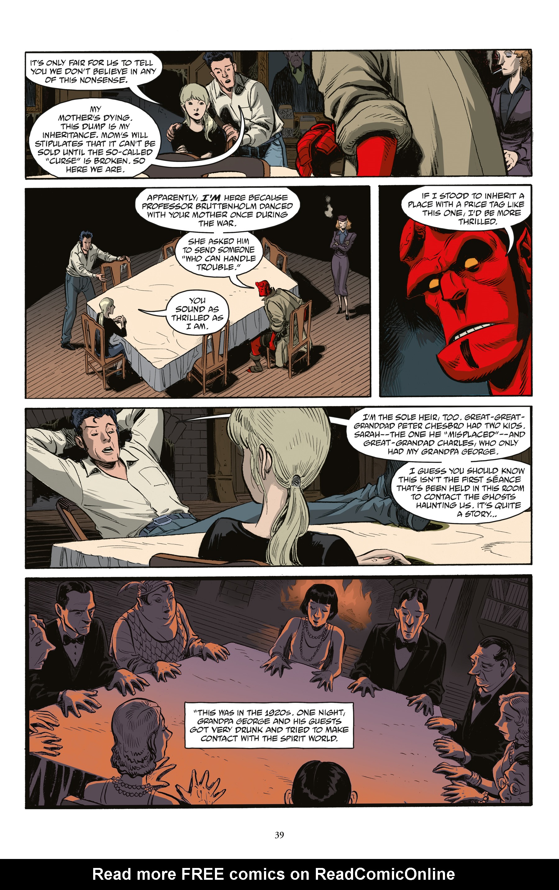 Read online Hellboy and the B.P.R.D.: The Secret of Chesbro House & Others comic -  Issue # TPB (Part 1) - 39