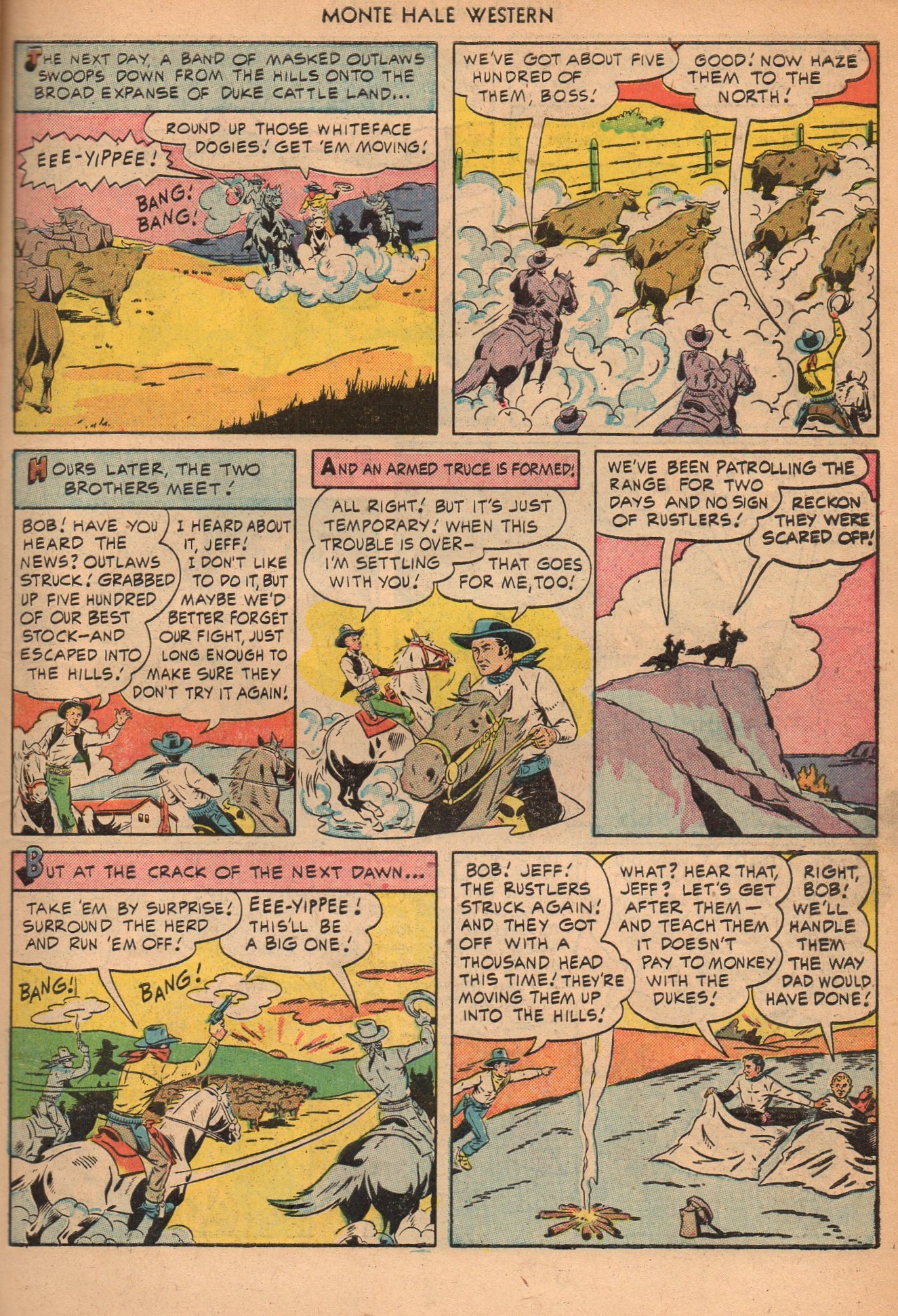 Read online Monte Hale Western comic -  Issue #51 - 31