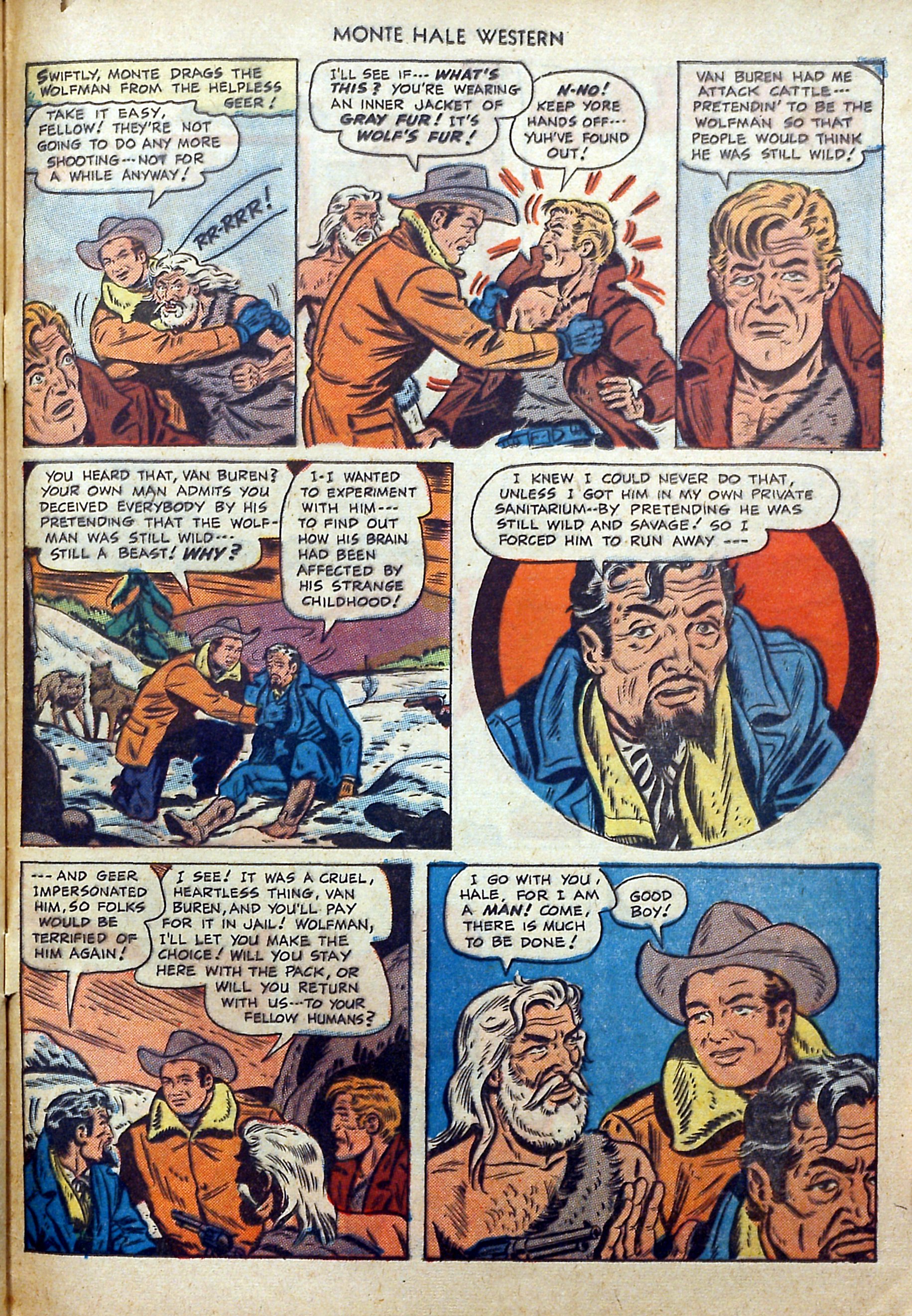 Read online Monte Hale Western comic -  Issue #40 - 49