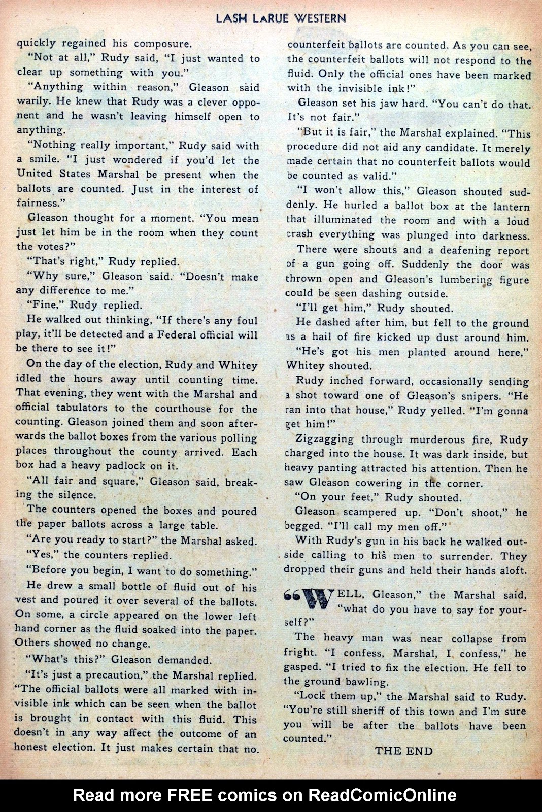 Lash Larue Western (1949) issue 36 - Page 22