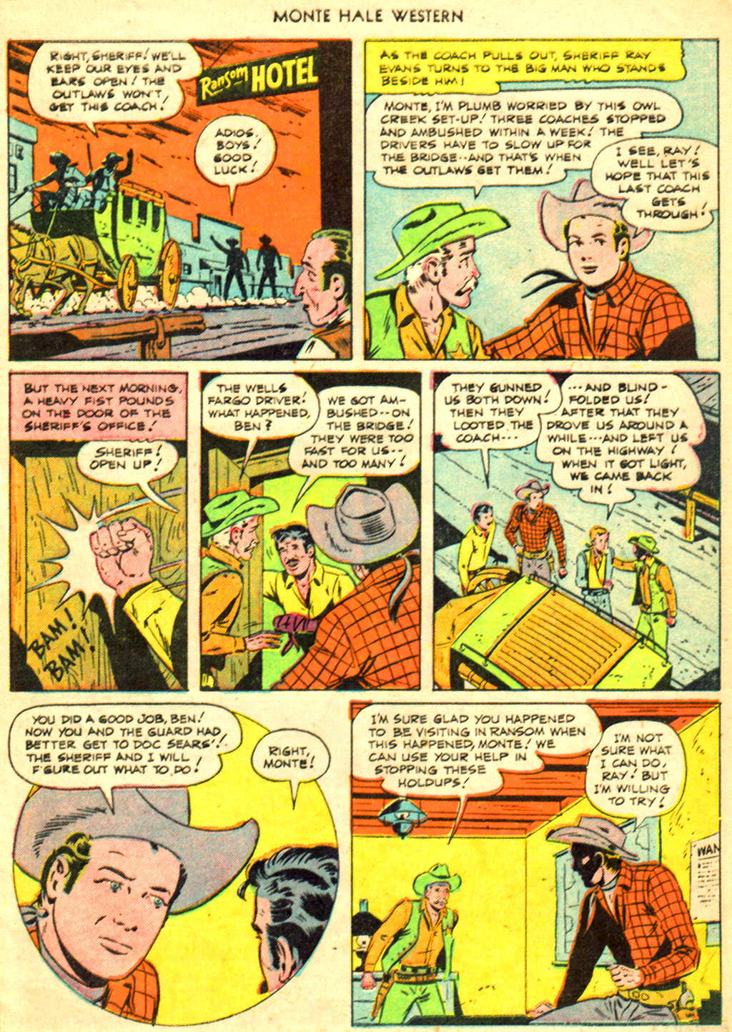 Read online Monte Hale Western comic -  Issue #61 - 5