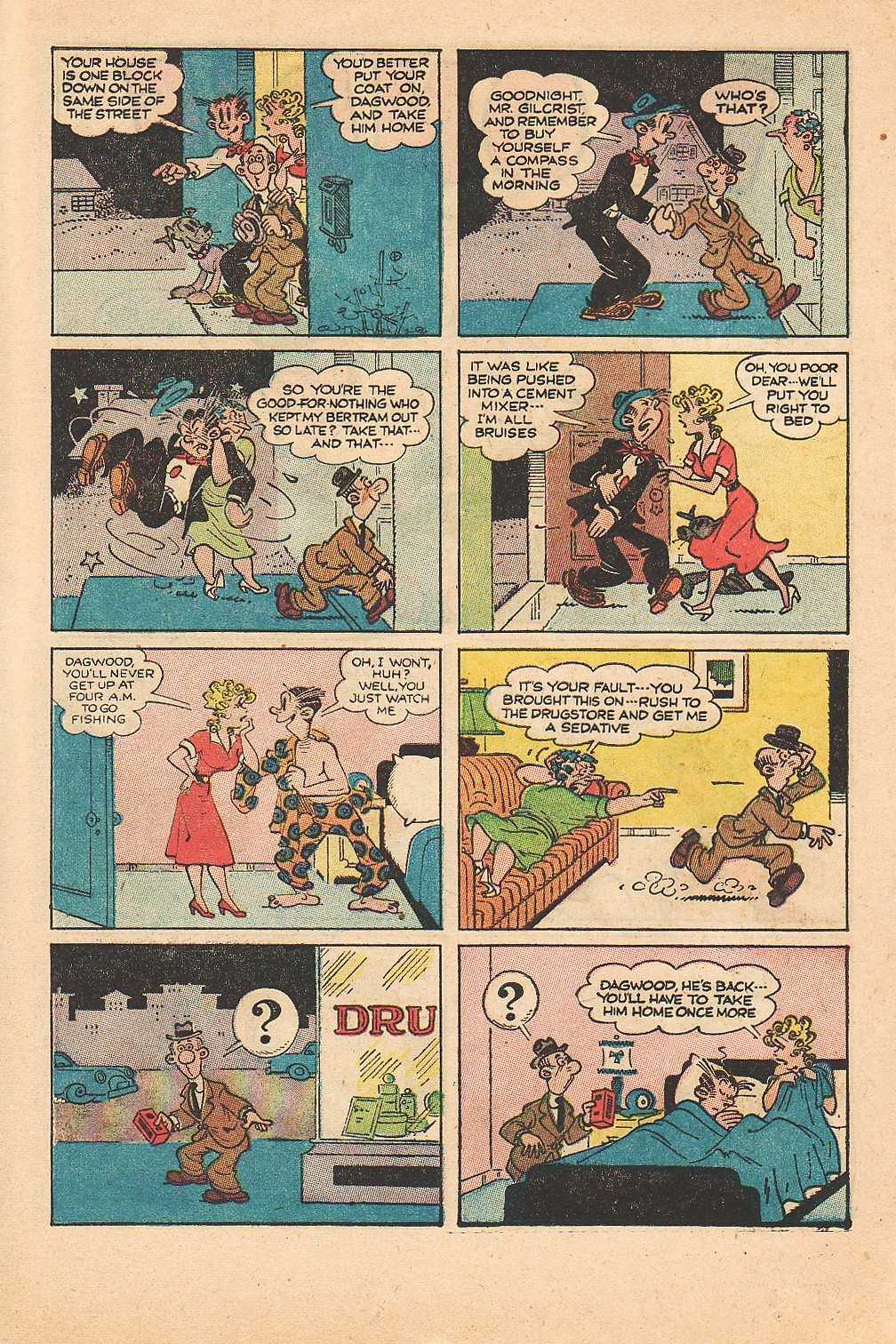 Read online Blondie Comics (1960) comic -  Issue #143 - 22