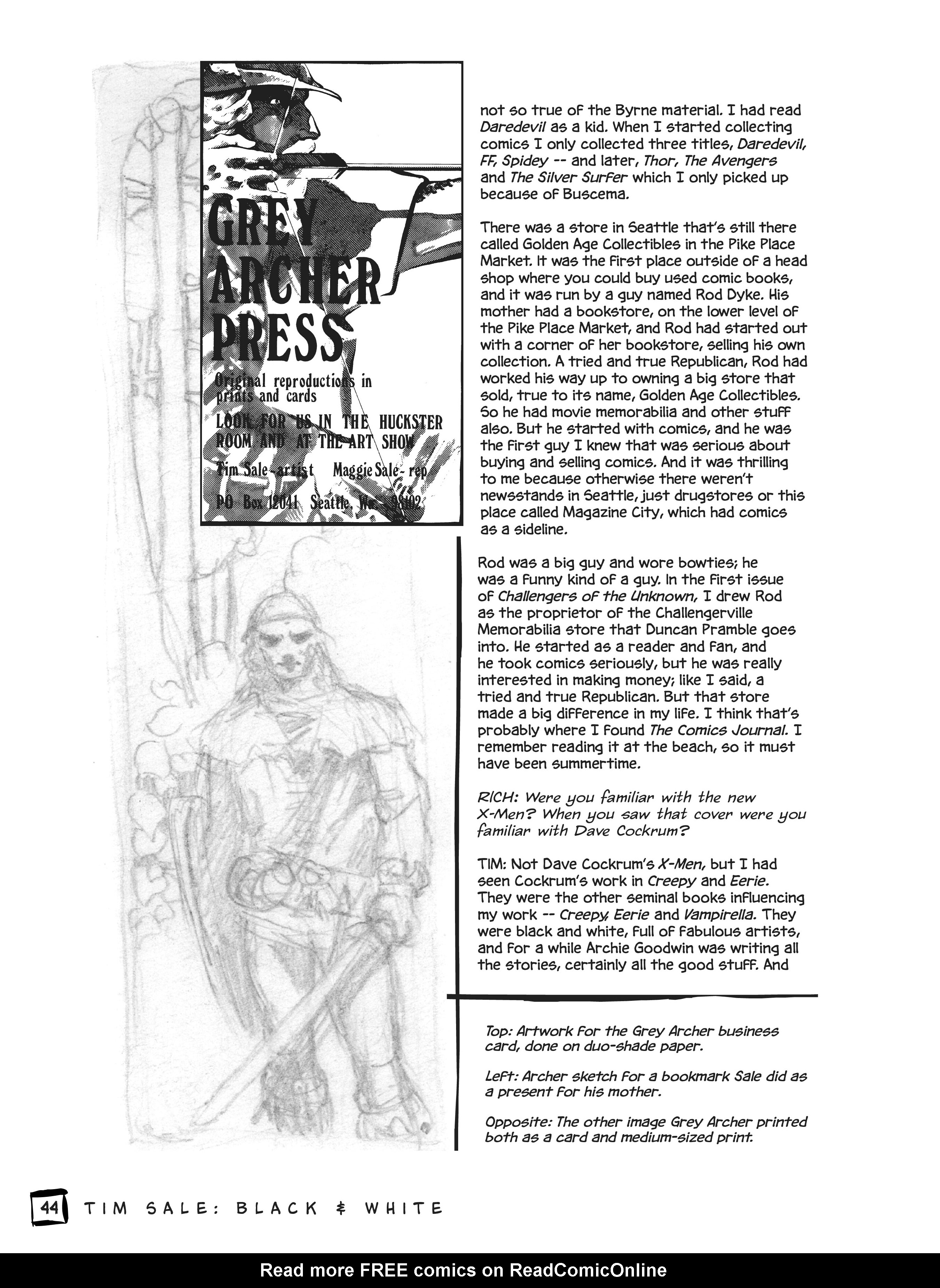 Read online Drawing Heroes in the Backyard: Tim Sale Black and White, Revised and Expanded comic -  Issue # TPB (Part 1) - 35