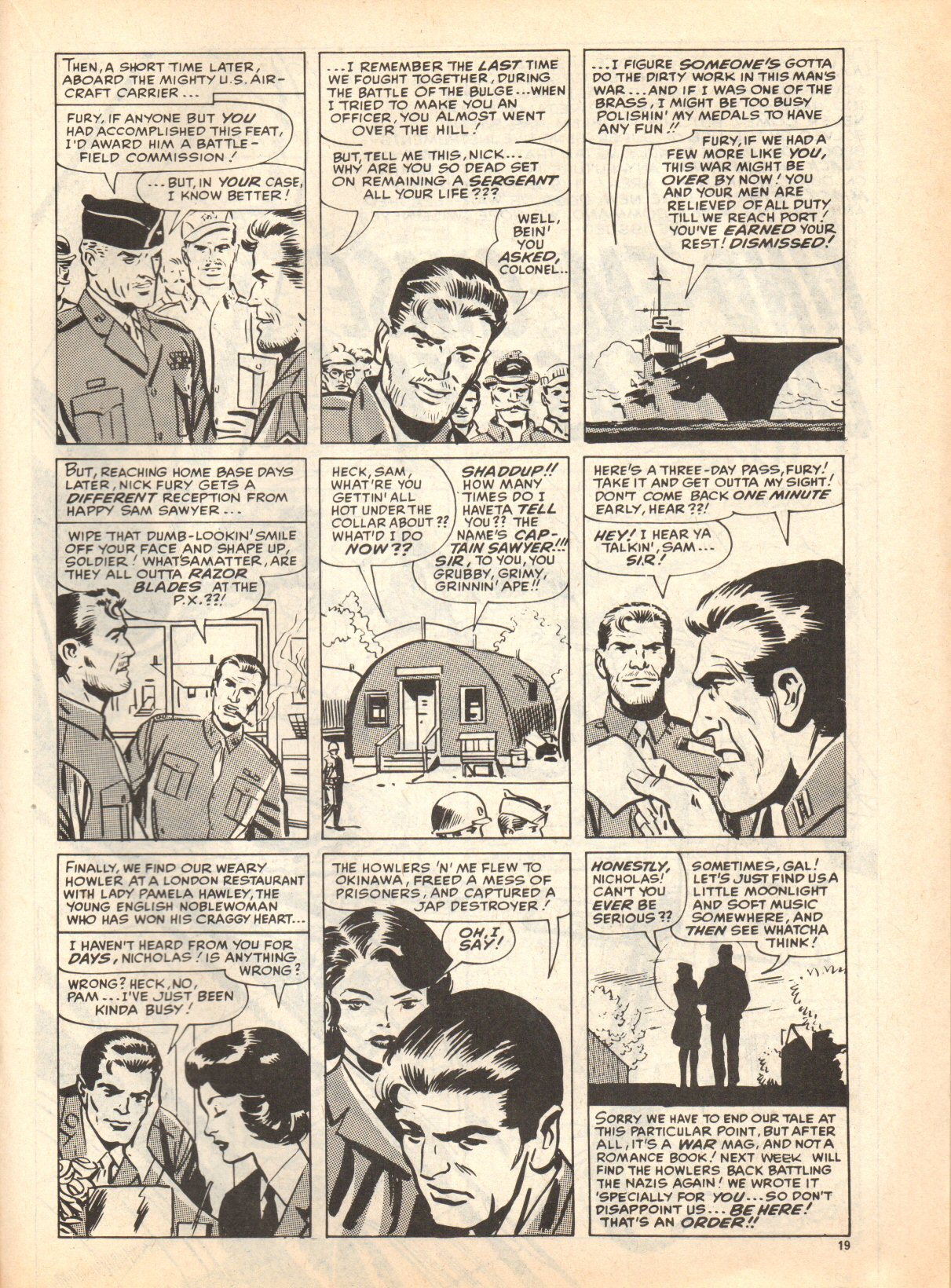 Read online Fury (1977) comic -  Issue #18 - 19