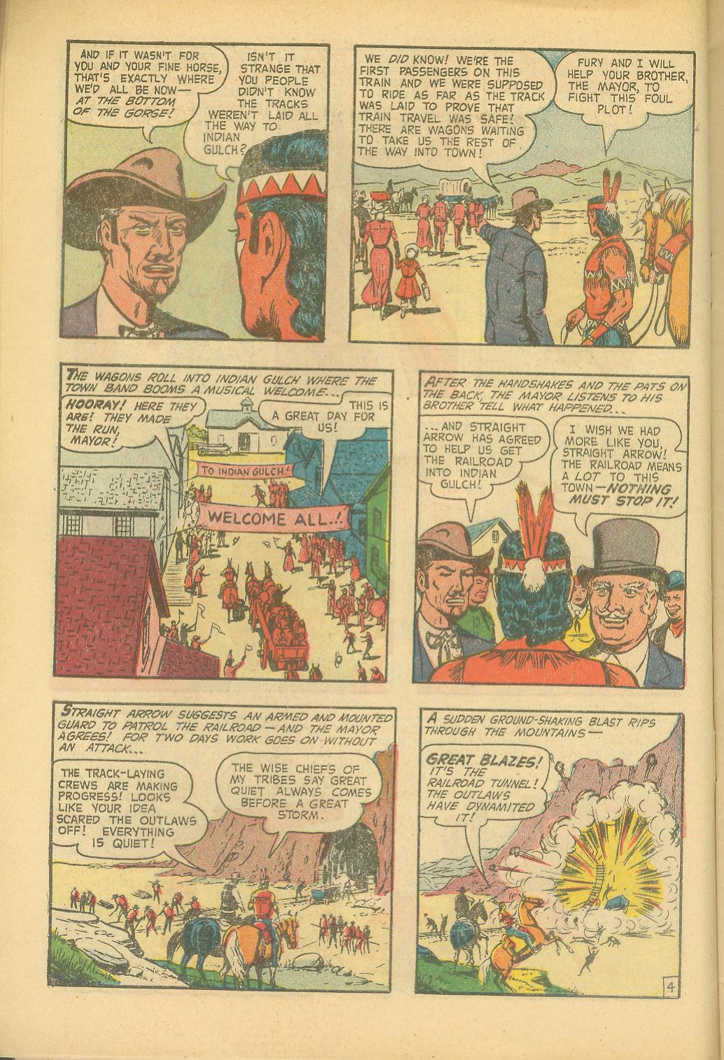 Read online Straight Arrow comic -  Issue #42 - 7