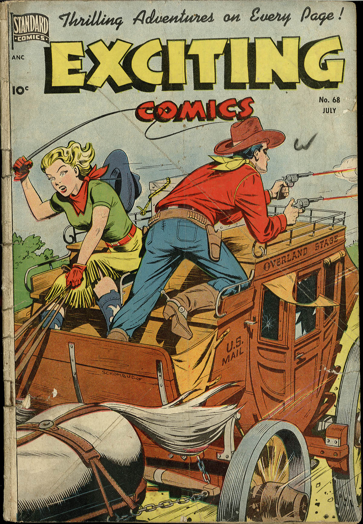 Read online Exciting Comics comic -  Issue #68 - 1
