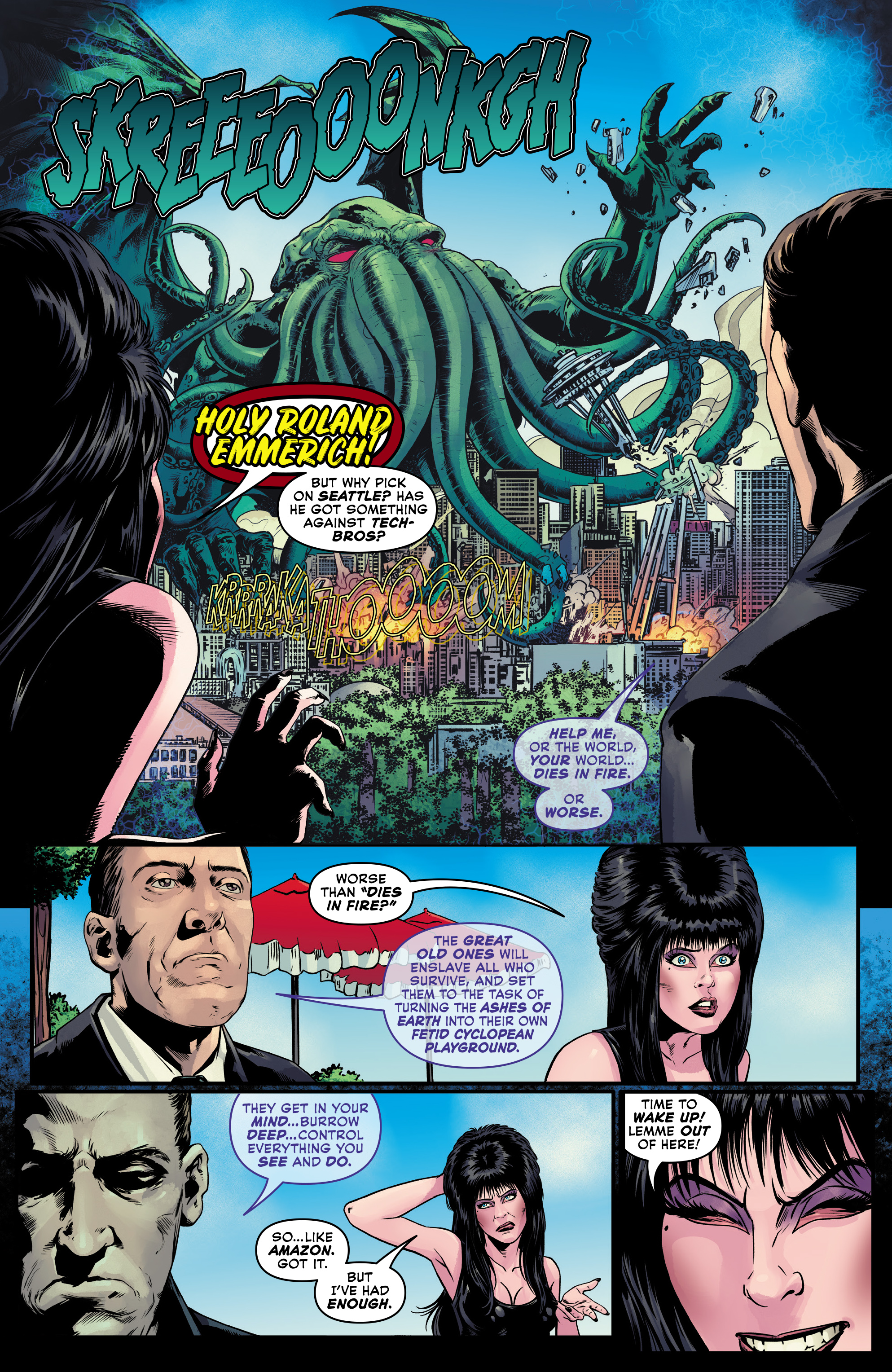 Read online Elvira Meets H.P. Lovecraft comic -  Issue #1 - 9