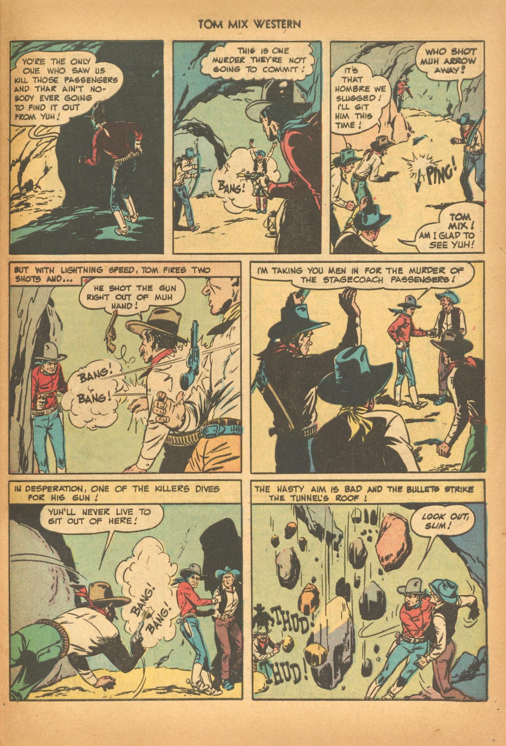 Read online Tom Mix Western (1948) comic -  Issue #19 - 33