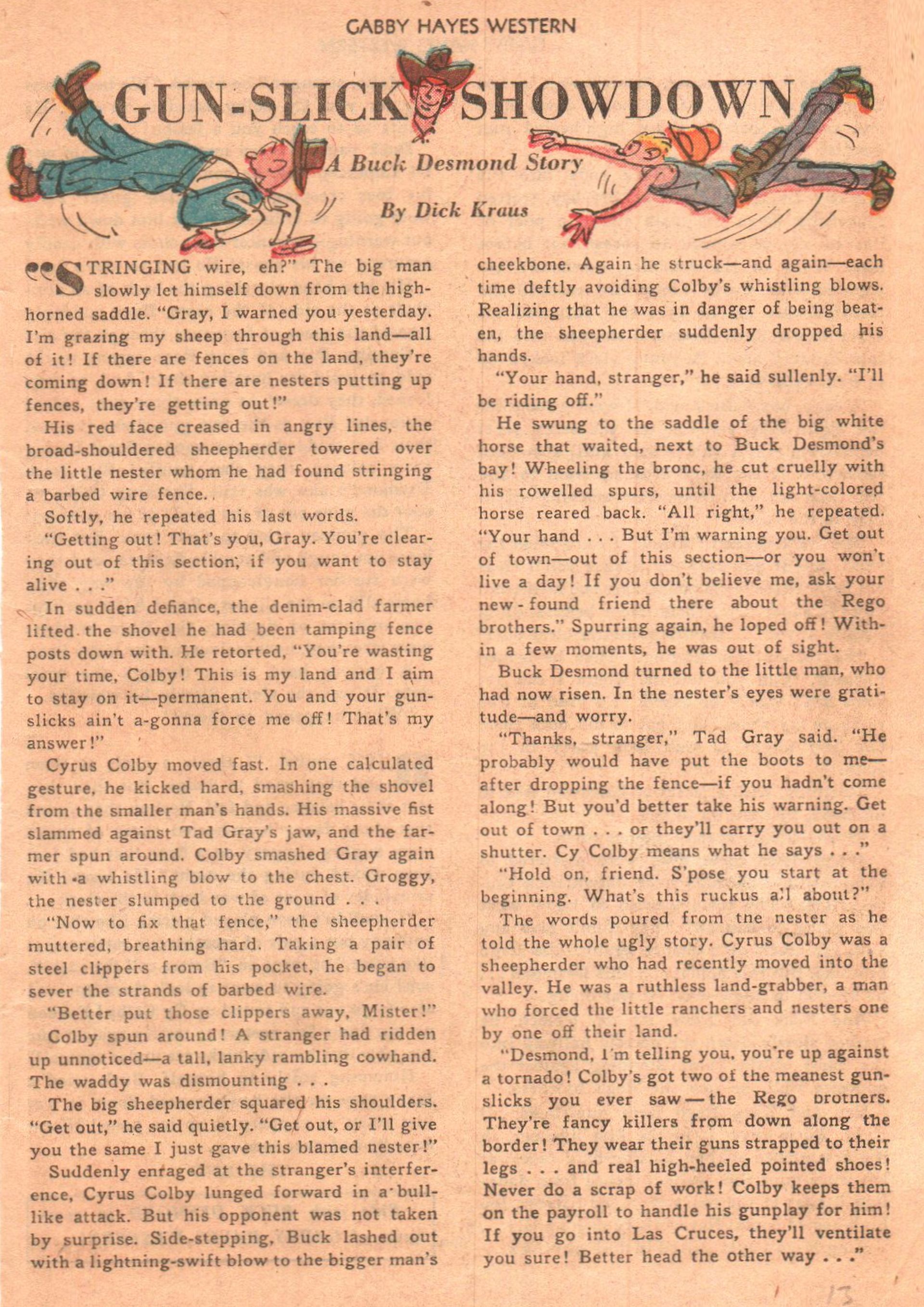 Read online Gabby Hayes Western comic -  Issue #29 - 13