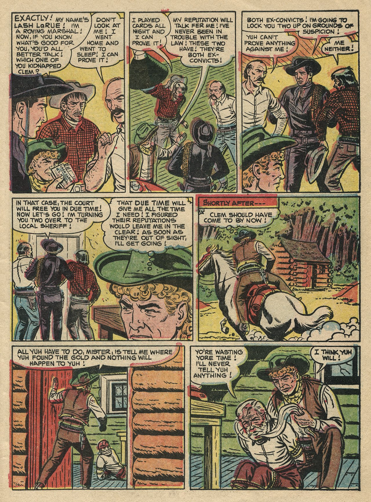 Read online Lash Larue Western (1949) comic -  Issue #54 - 33