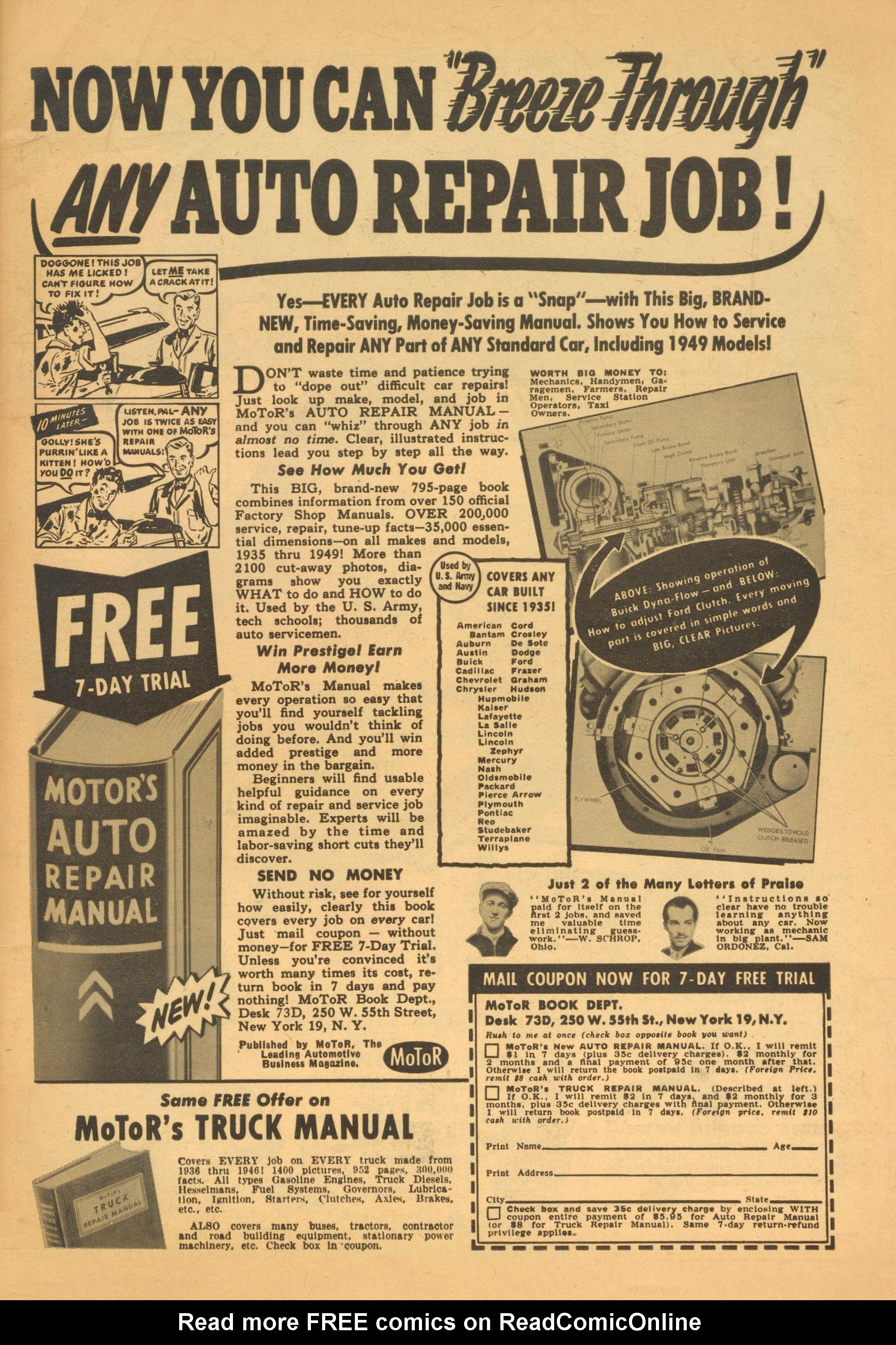 Read online Tom Mix Western (1948) comic -  Issue #28 - 51