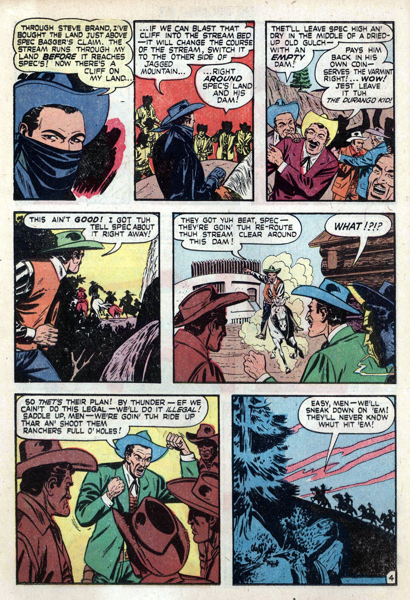 Read online Charles Starrett as The Durango Kid comic -  Issue #9 - 14