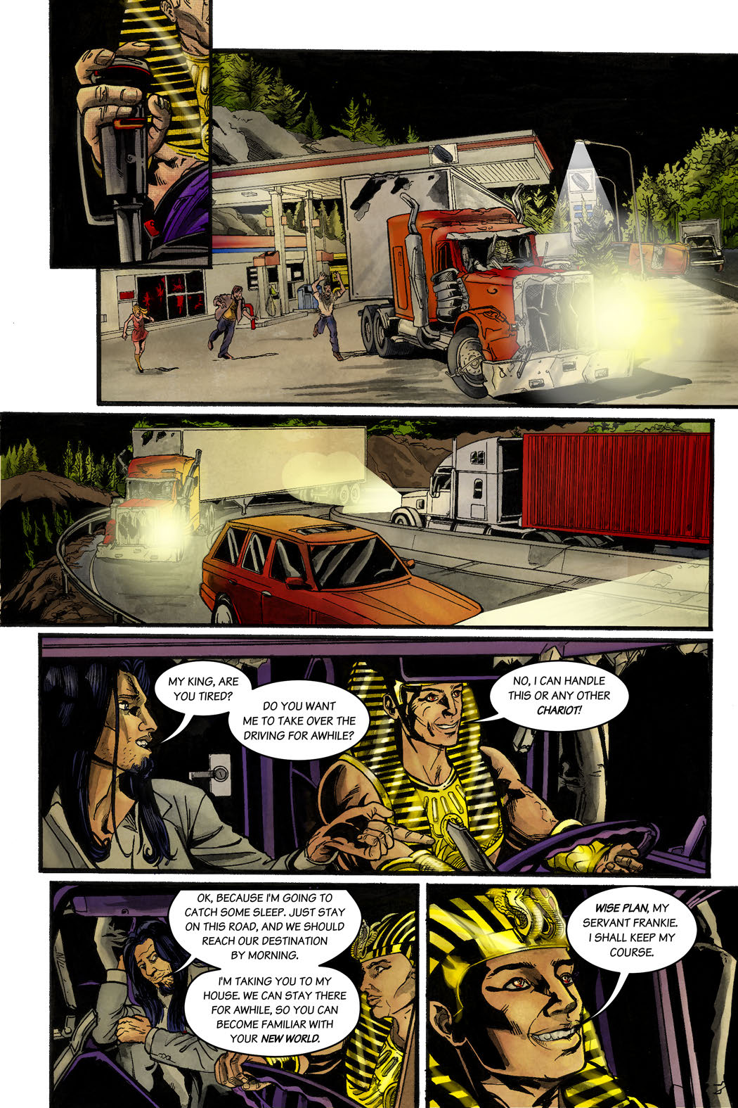 Read online King Tut: Truck Driving Pharaoh comic -  Issue #2 - 7
