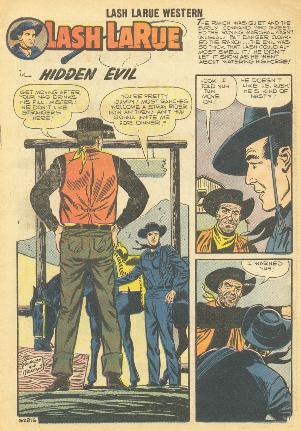 Read online Lash Larue Western (1949) comic -  Issue #68 - 60