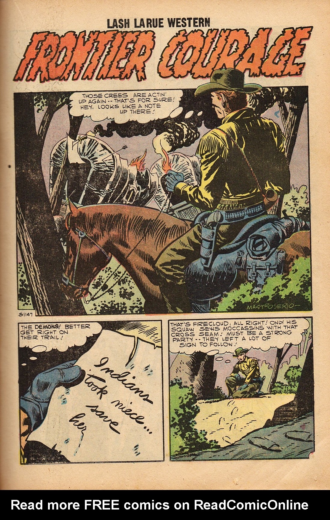 Read online Lash Larue Western (1949) comic -  Issue #67 - 29