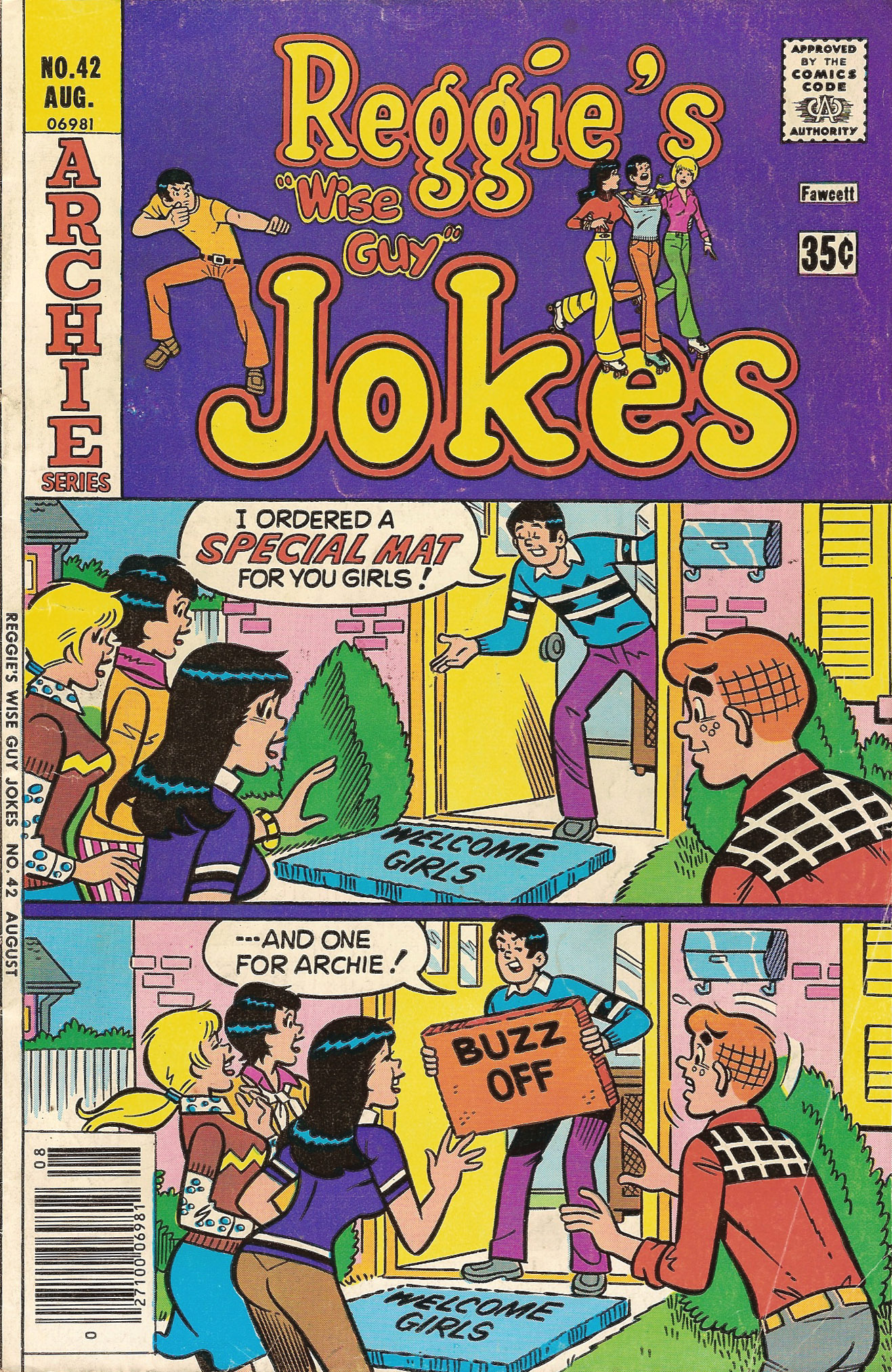 Read online Reggie's Wise Guy Jokes comic -  Issue #42 - 1