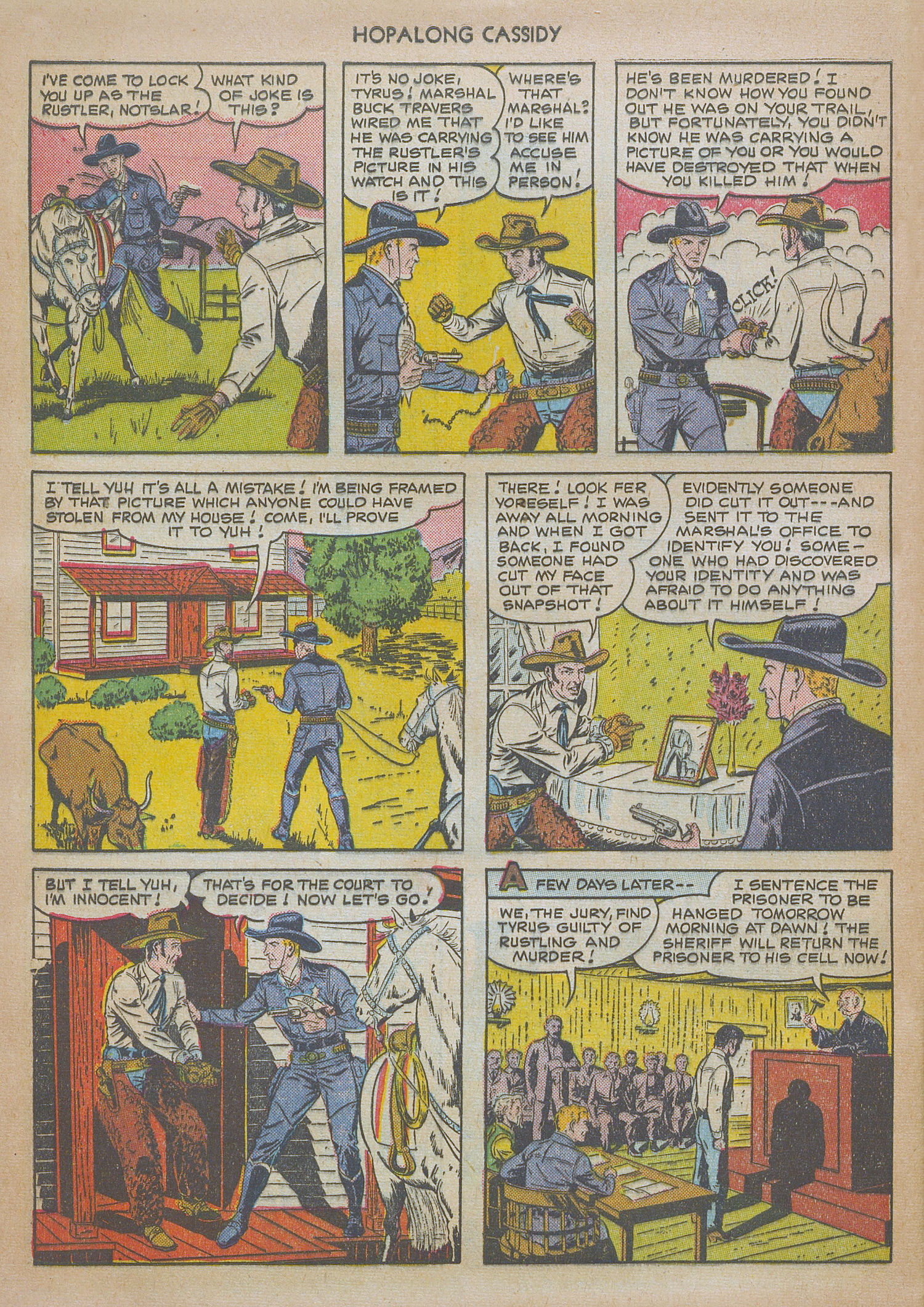 Read online Hopalong Cassidy comic -  Issue #51 - 44