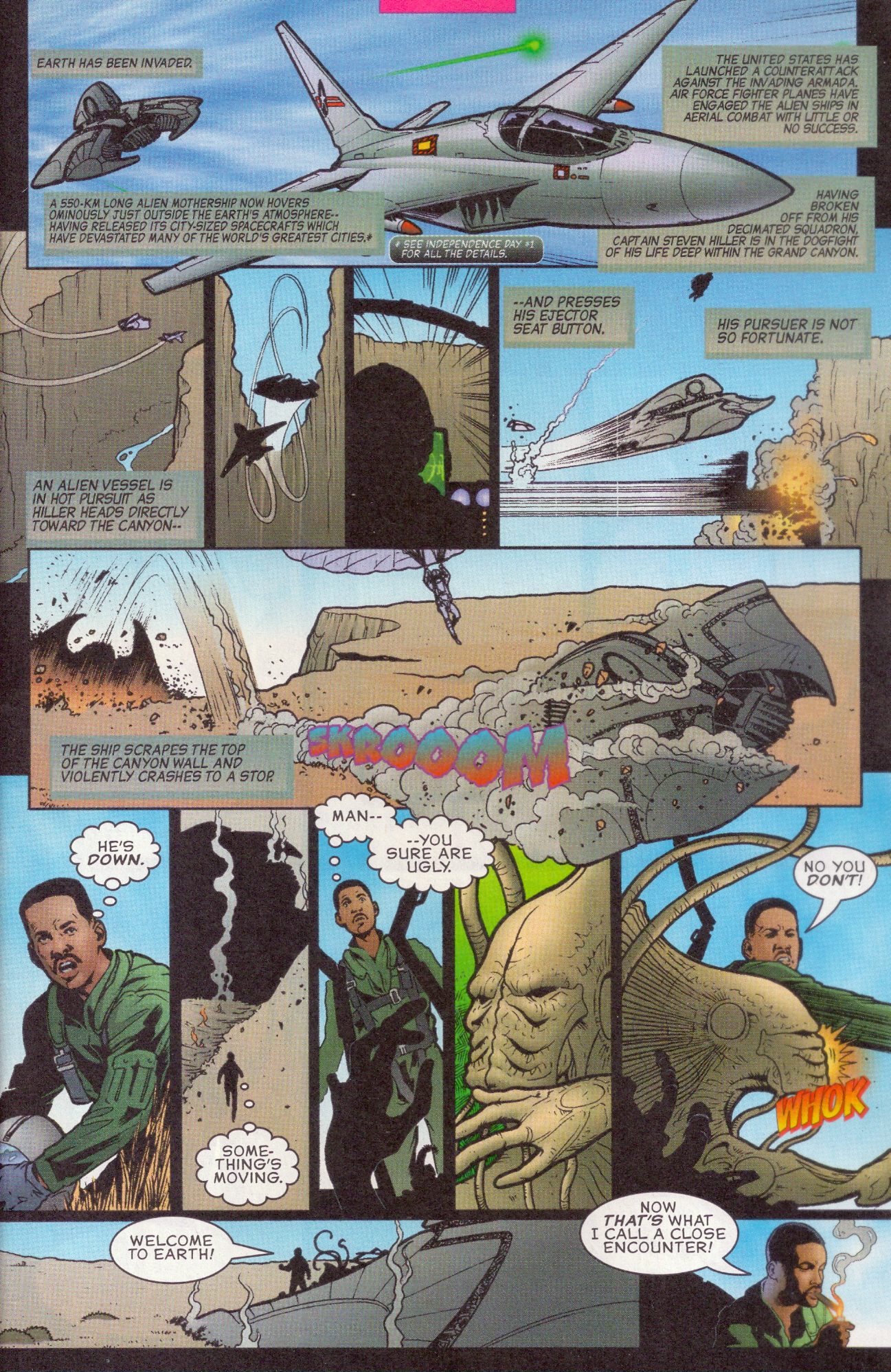 Read online Independence Day (1996) comic -  Issue #2 - 3