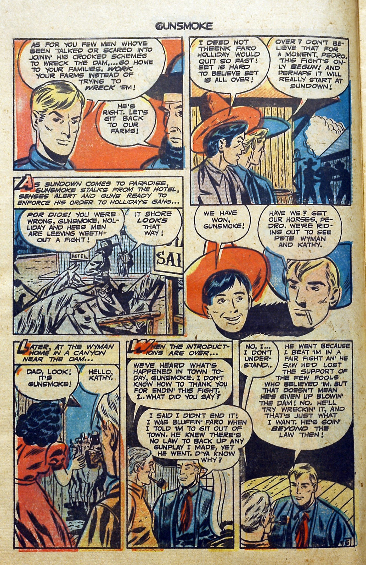 Read online Gunsmoke comic -  Issue #4 - 8