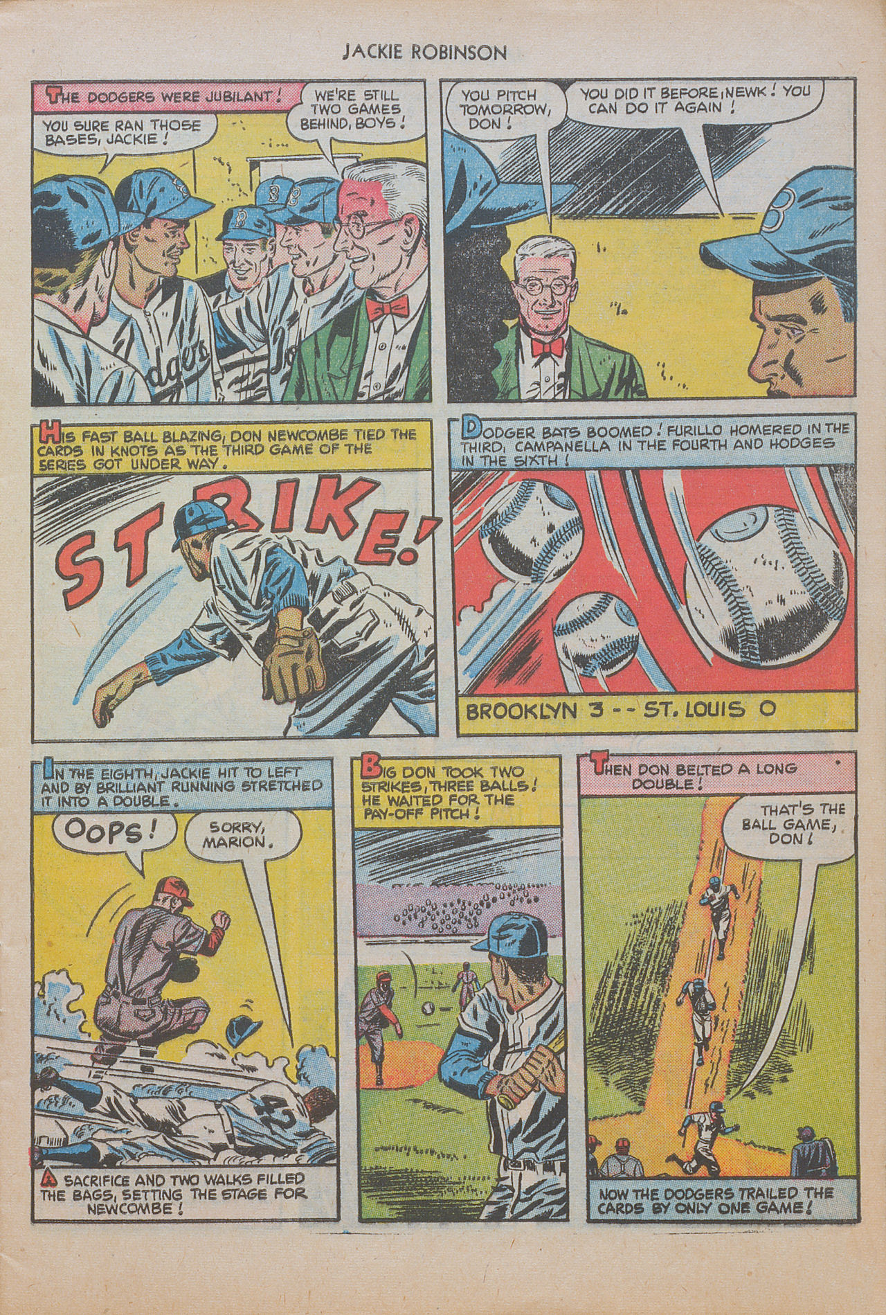 Read online Jackie Robinson comic -  Issue #5 - 9