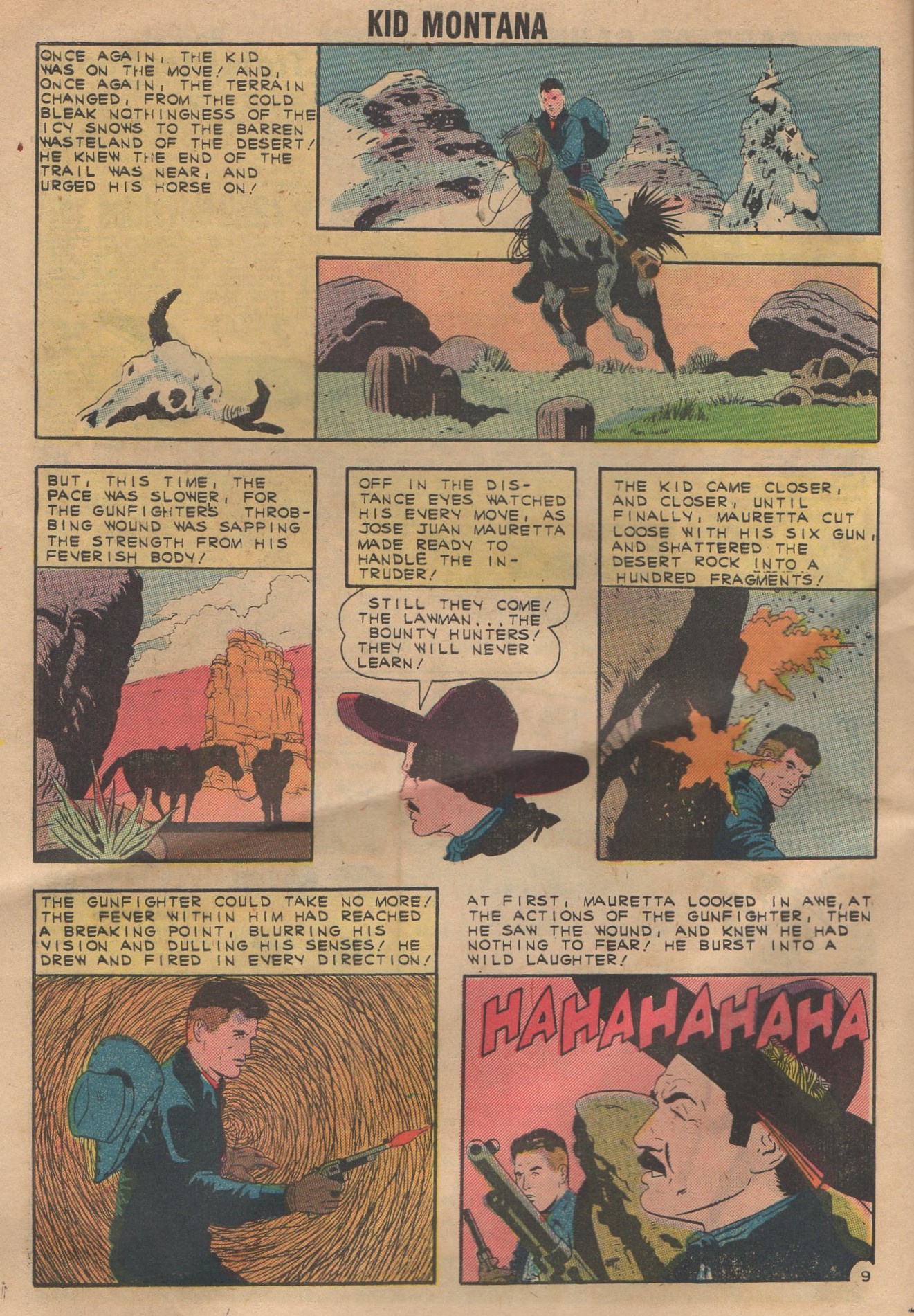Read online Kid Montana comic -  Issue #32 - 32