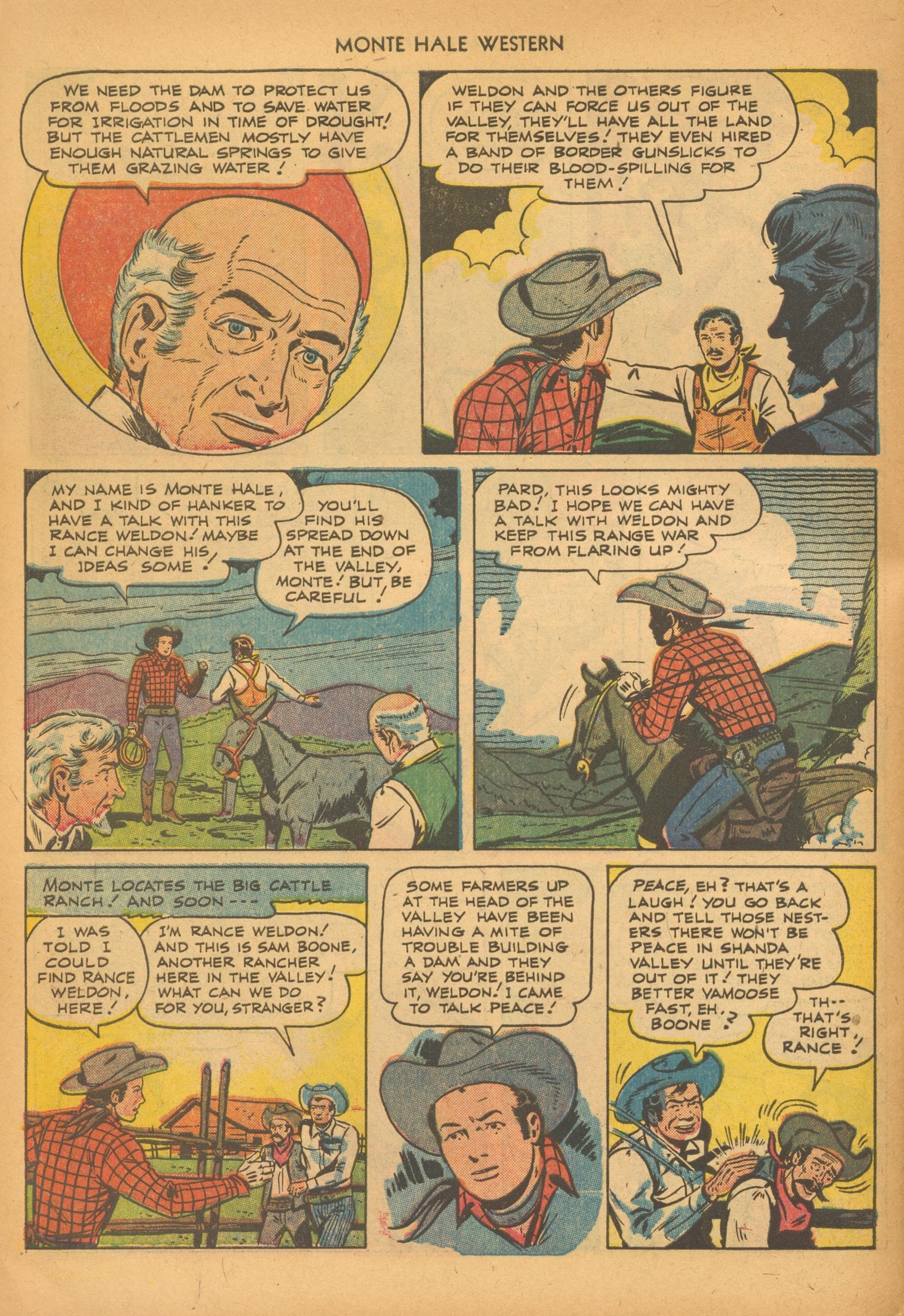 Read online Monte Hale Western comic -  Issue #72 - 30
