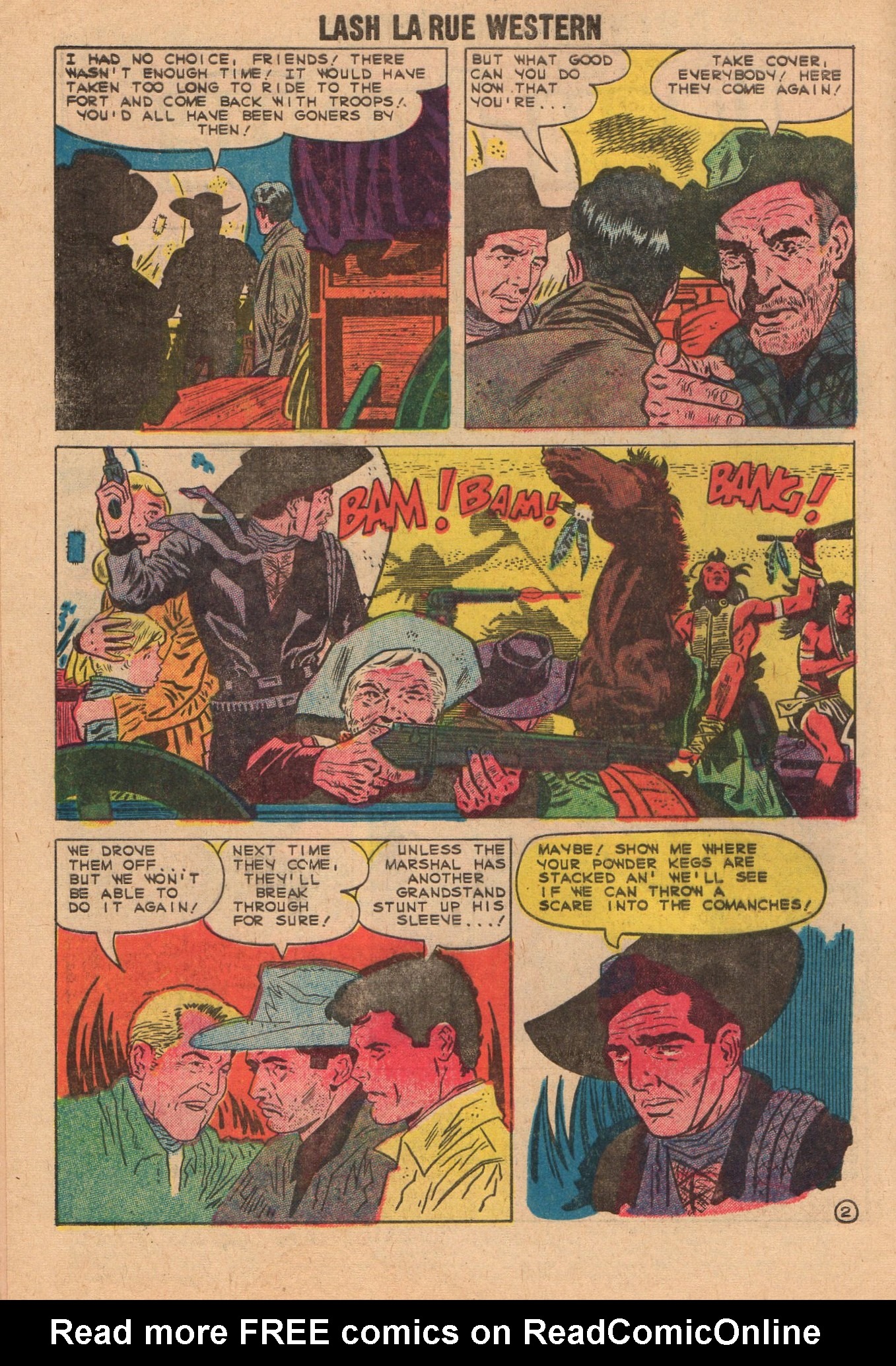 Read online Lash Larue Western (1949) comic -  Issue #74 - 4
