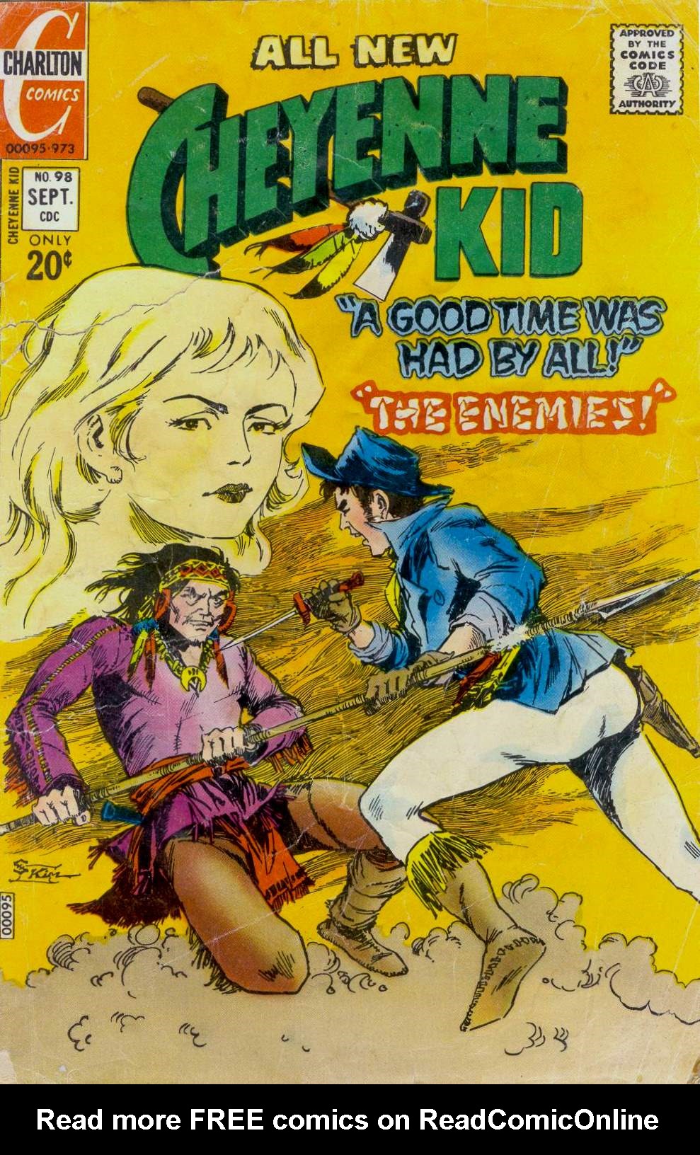 Read online Cheyenne Kid comic -  Issue #98 - 1