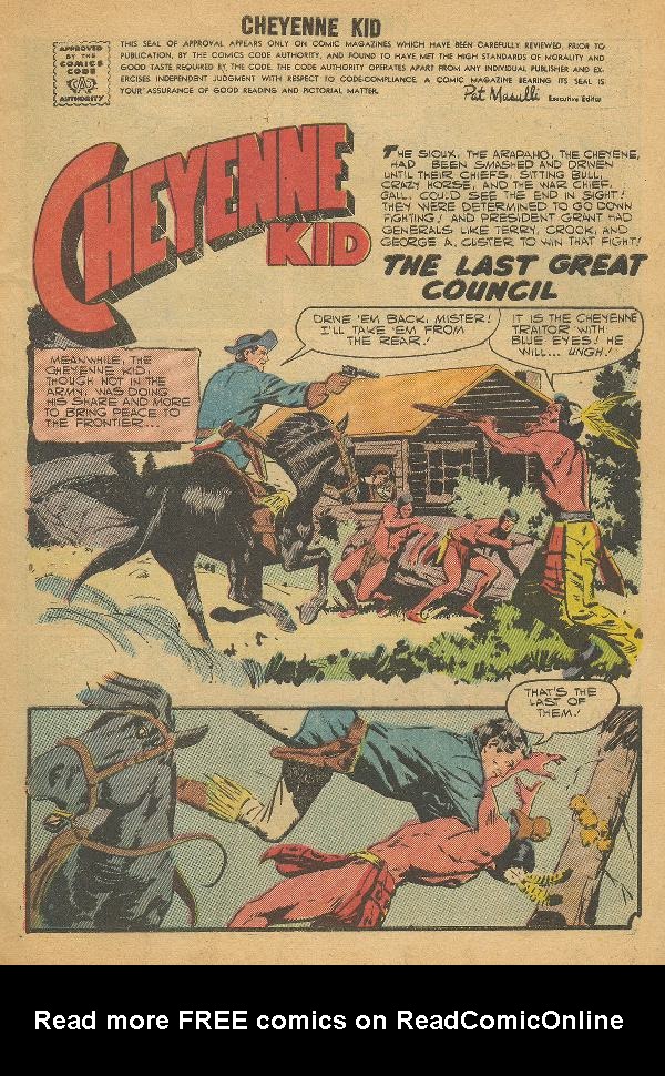 Read online Cheyenne Kid comic -  Issue #10 - 4
