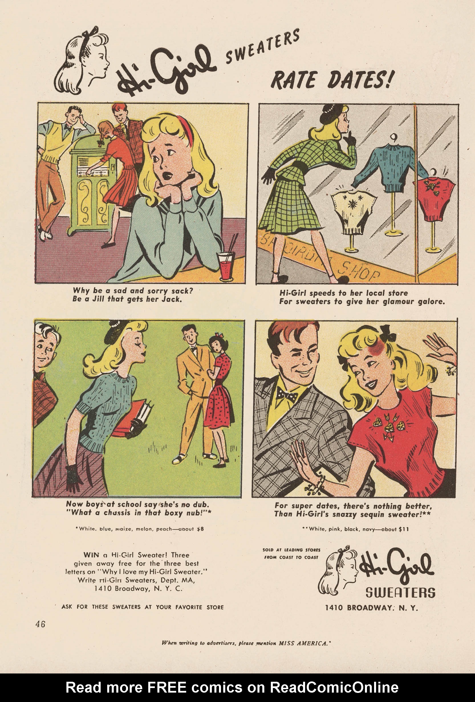 Read online Miss America Magazine comic -  Issue #29 - 38