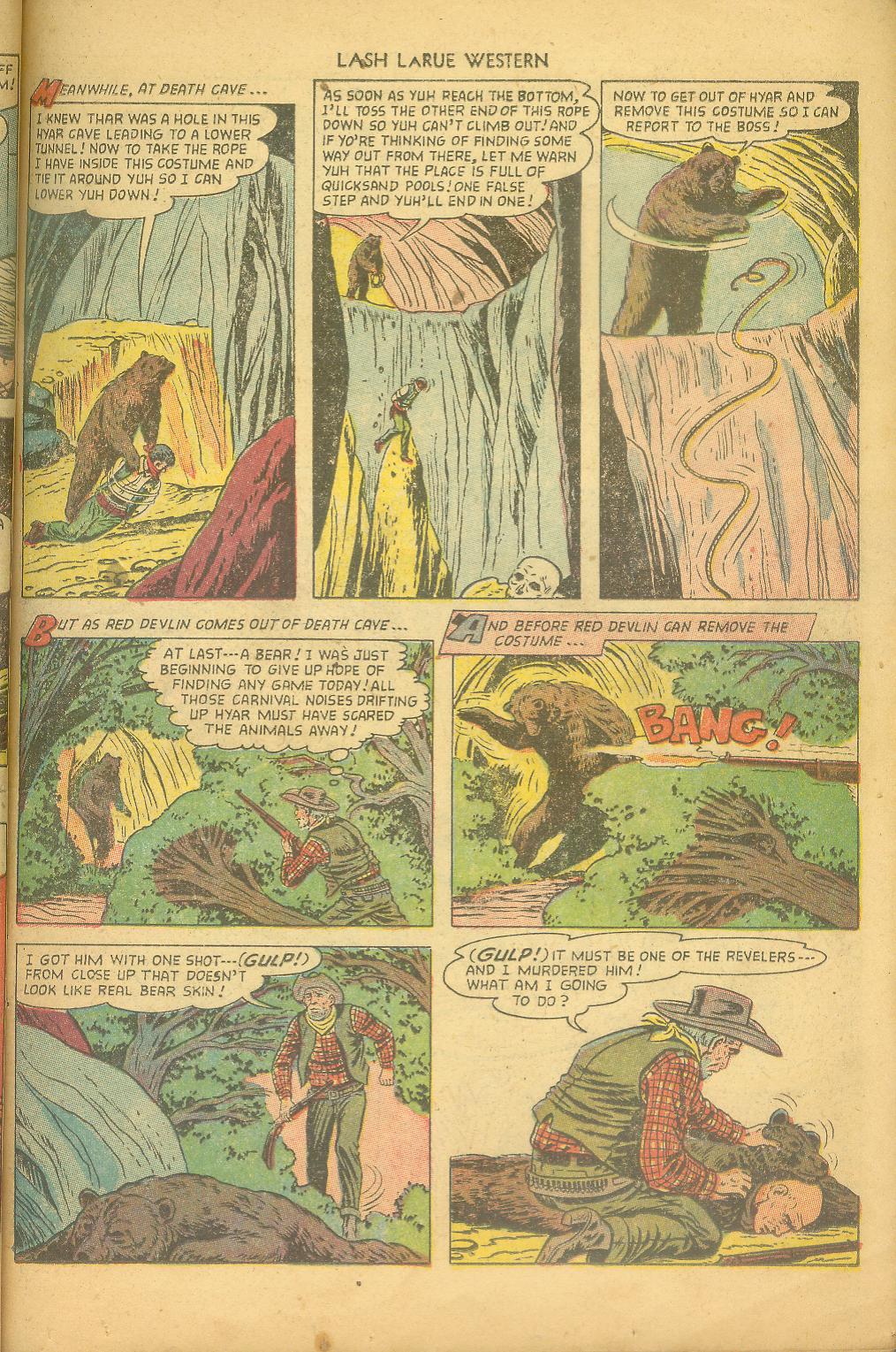Read online Lash Larue Western (1949) comic -  Issue #43 - 11