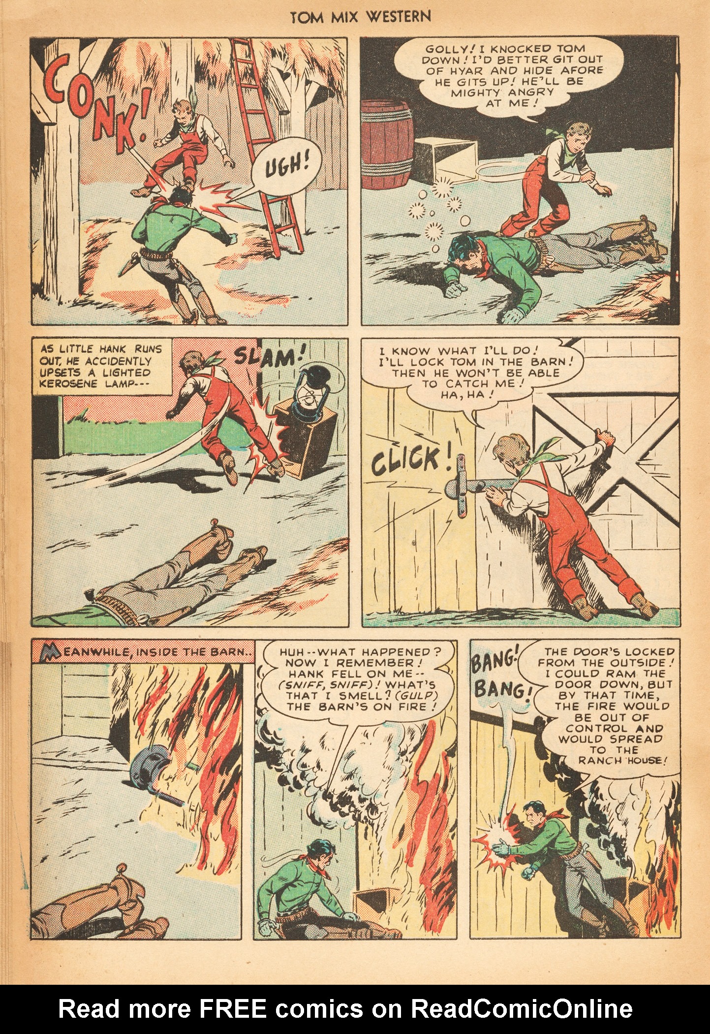 Read online Tom Mix Western (1948) comic -  Issue #15 - 22