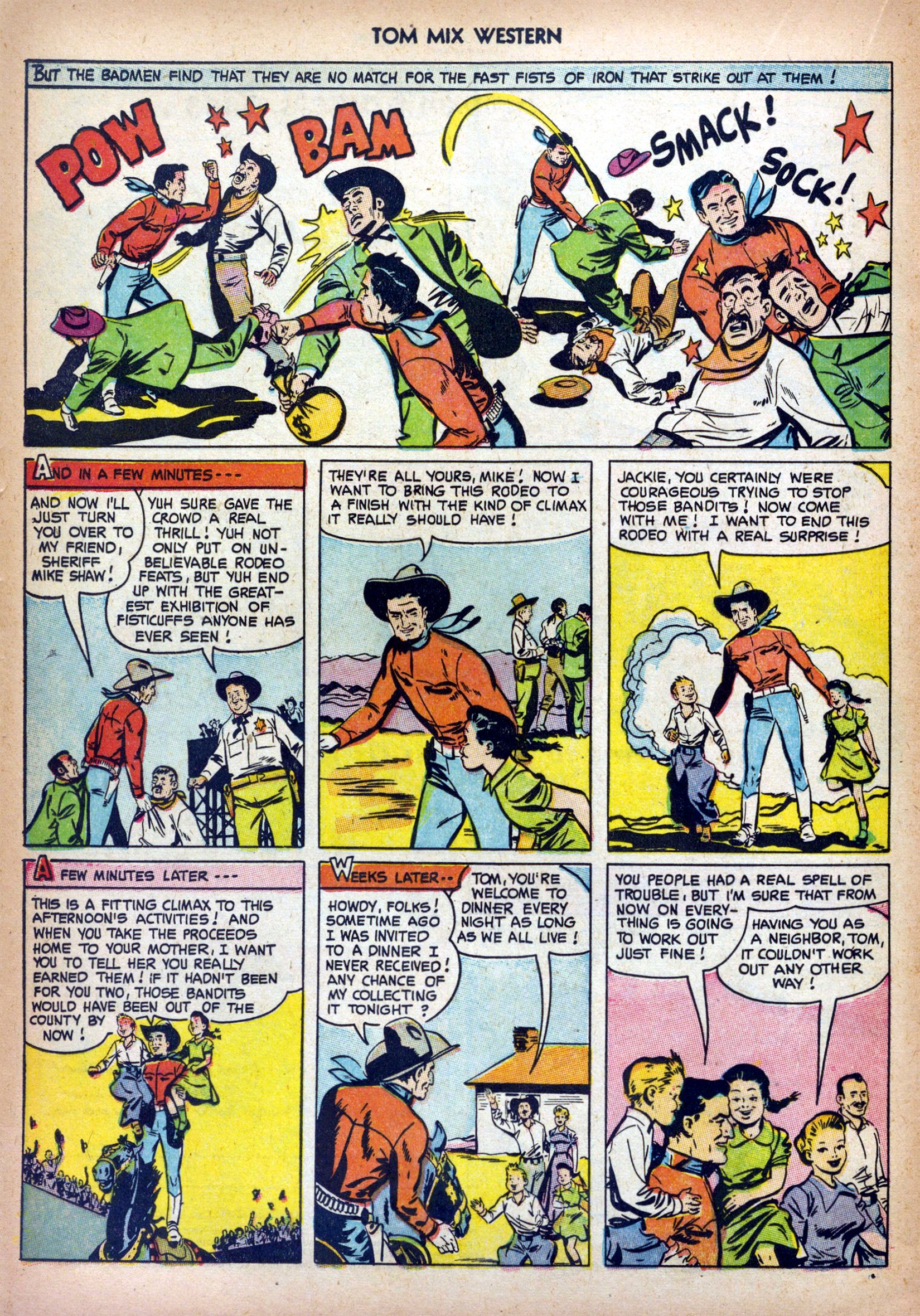 Read online Tom Mix Western (1948) comic -  Issue #58 - 20