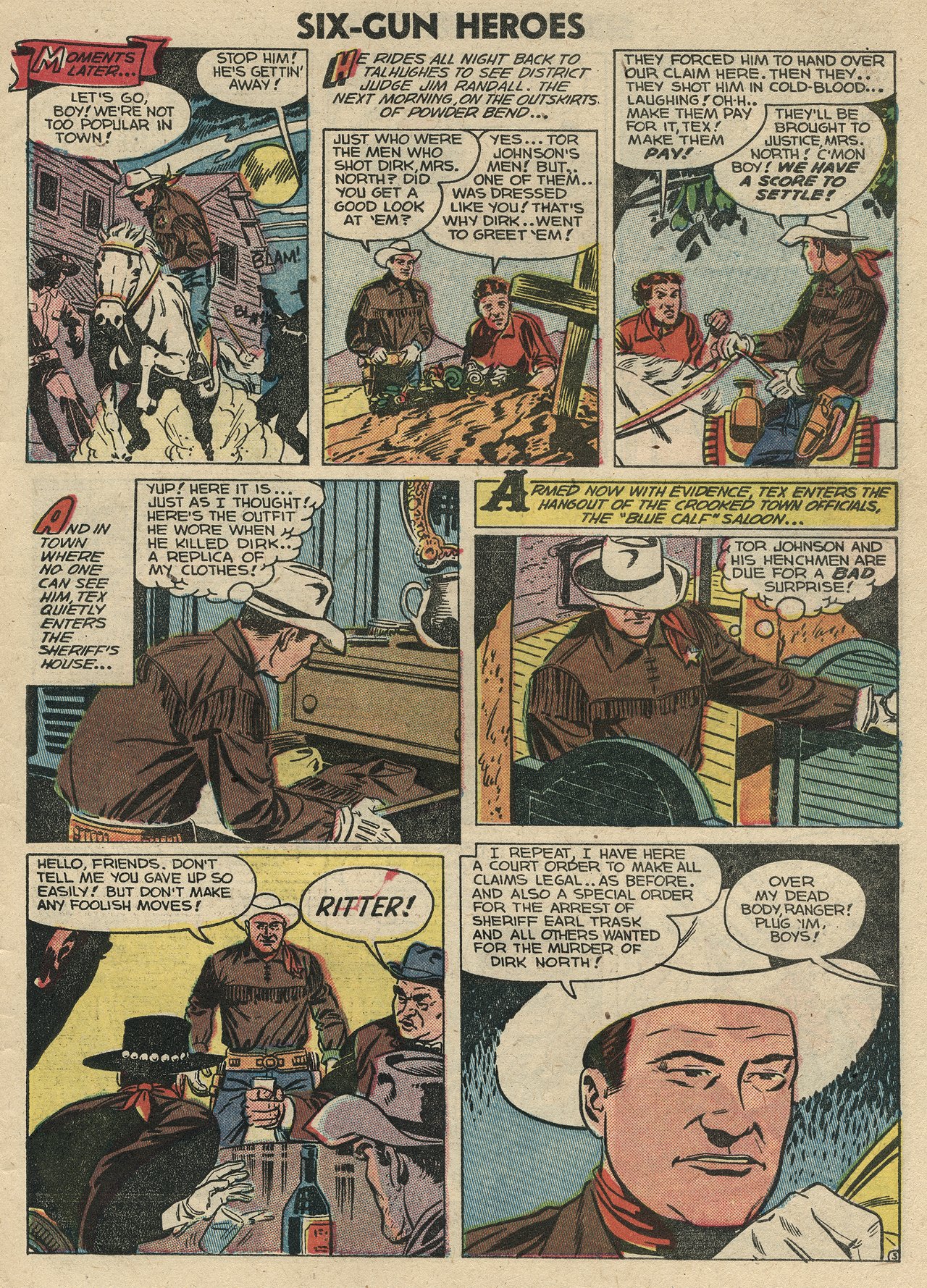 Read online Six-Gun Heroes comic -  Issue #25 - 31