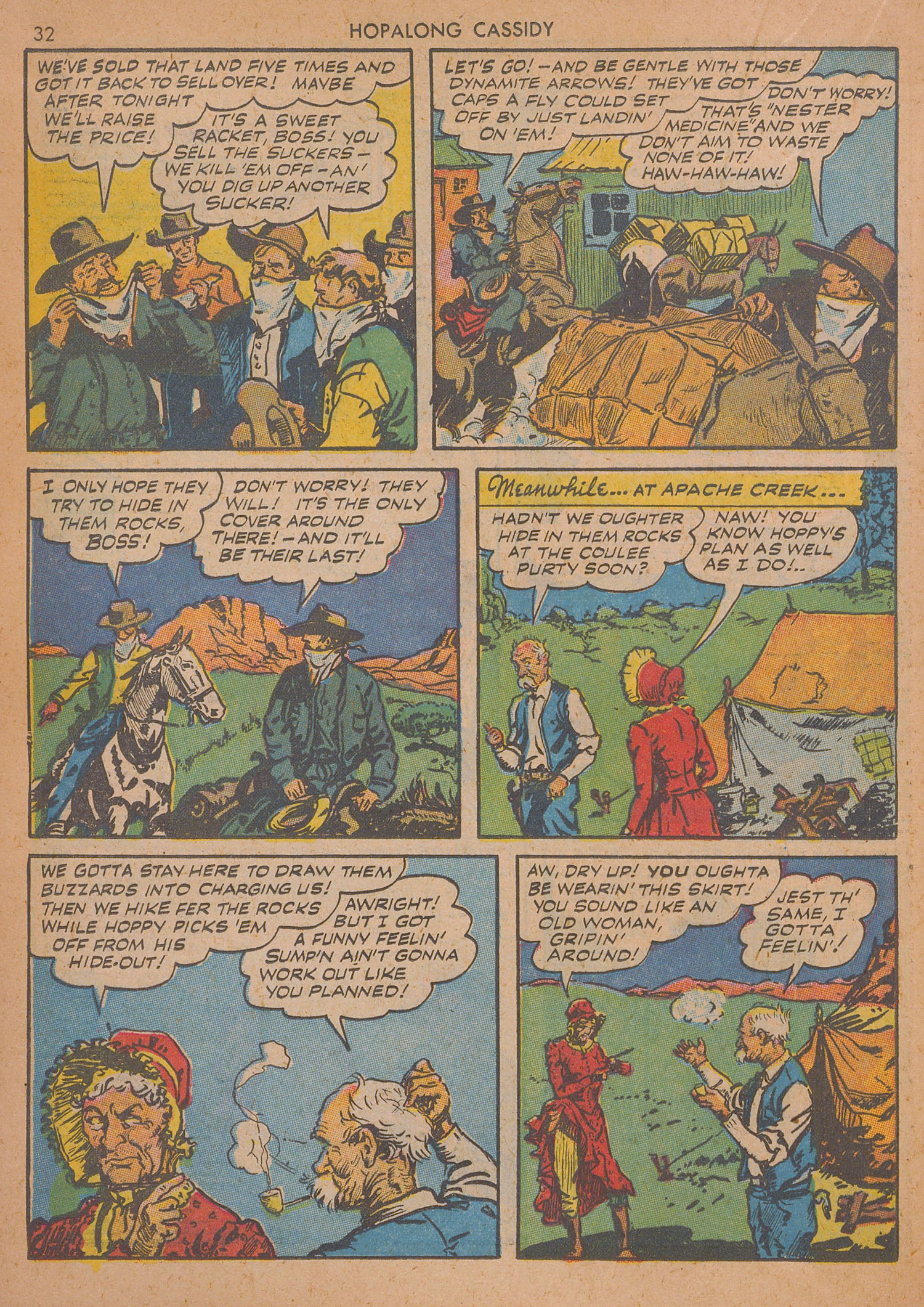 Read online Hopalong Cassidy comic -  Issue #1 - 32